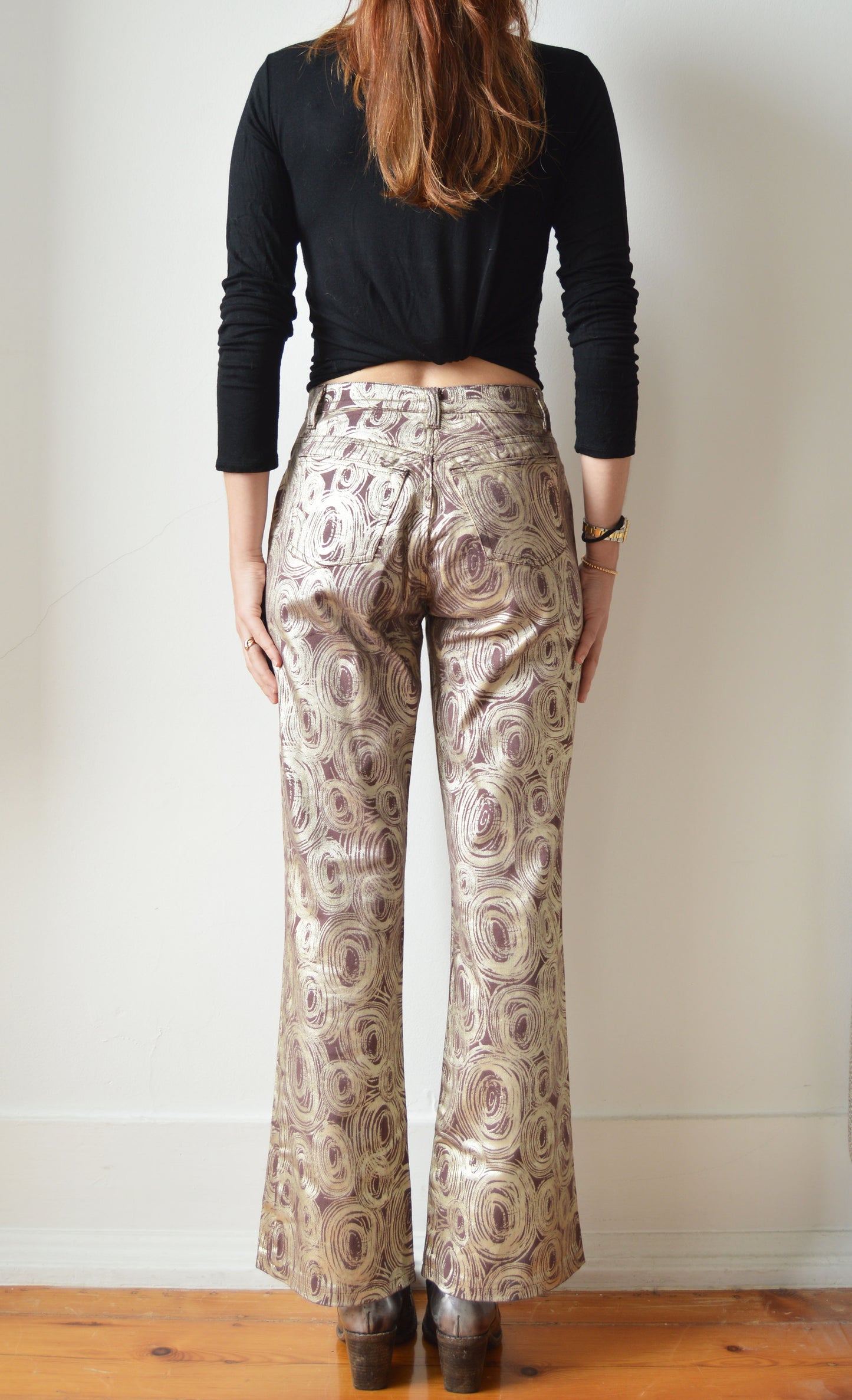 Vintage Iceberg Metallic Jeans