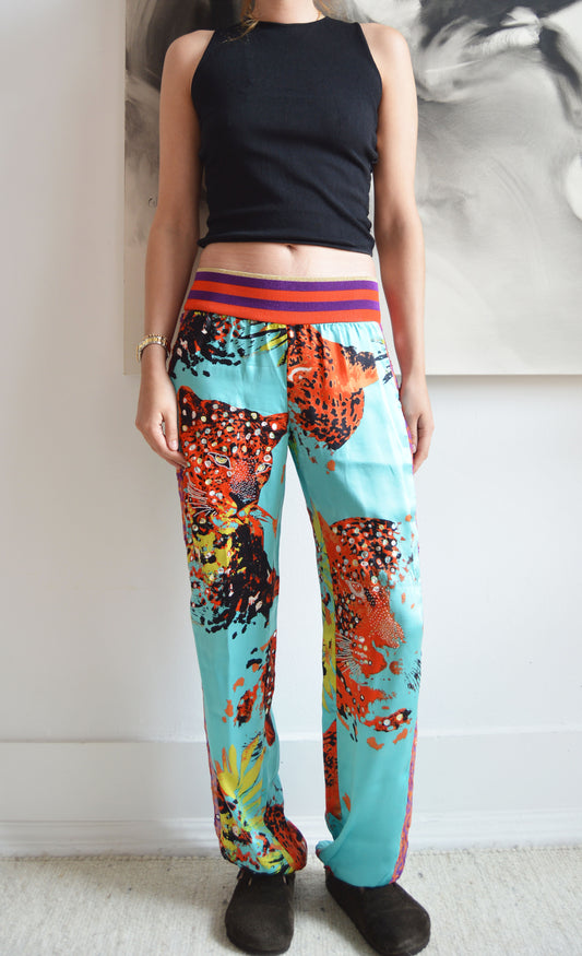 Vintage Iceberg S/S 2004 Silk Trousers