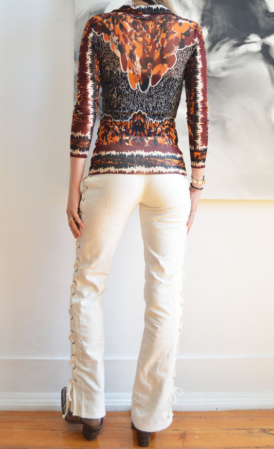 Vintage Jean Paul Gaultier S/S 1997 Mesh Shirt