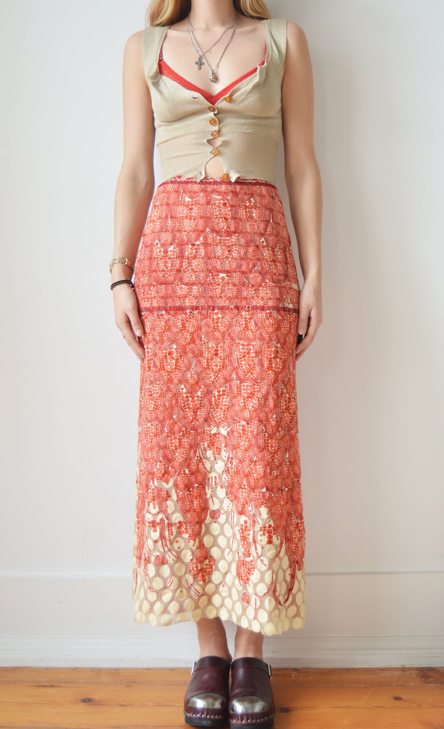 Vintage Jean Paul Gaultier S/S 2004 Mesh Skirt