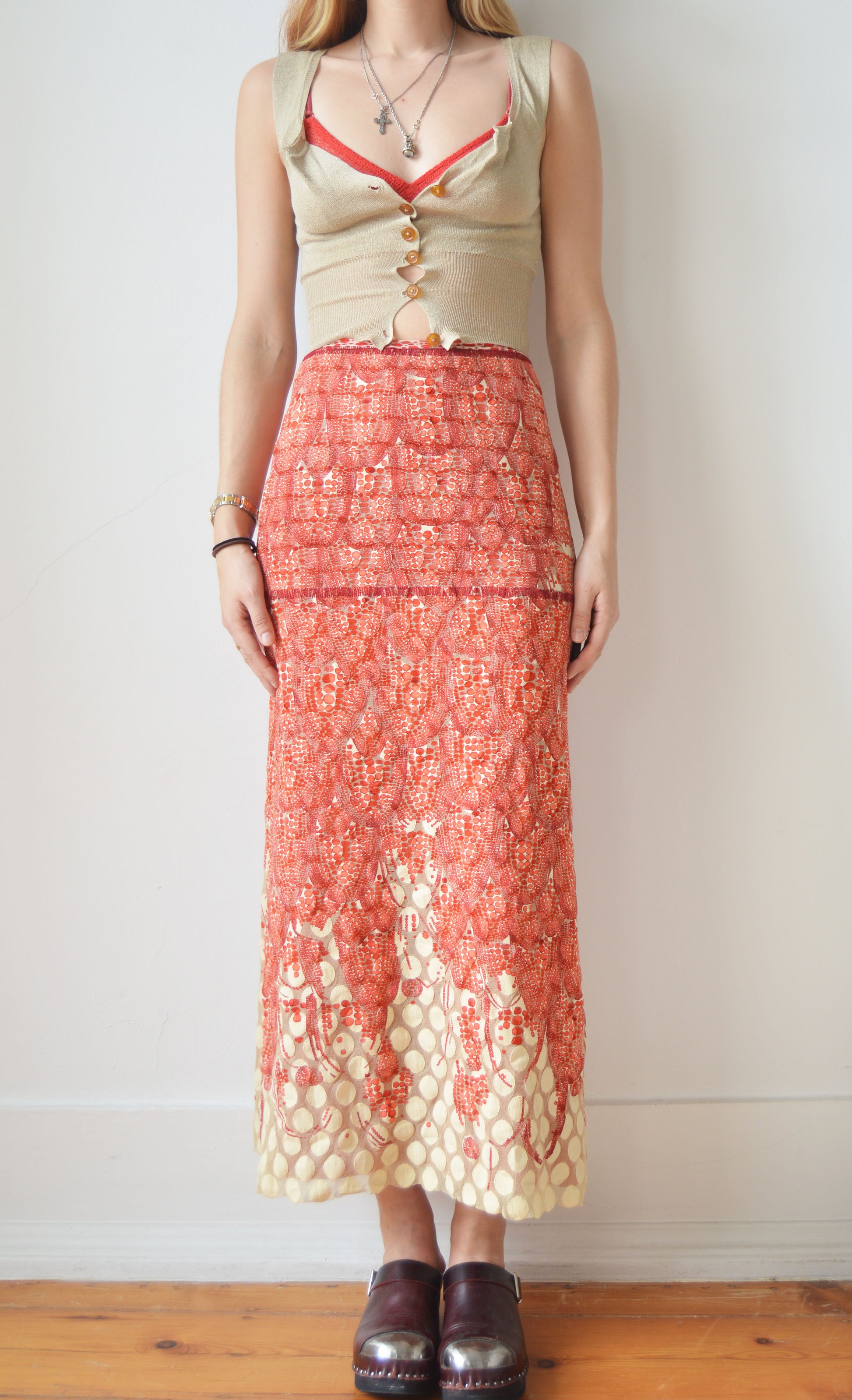 Vintage Jean Paul Gaultier S/S 2004 Mesh Skirt