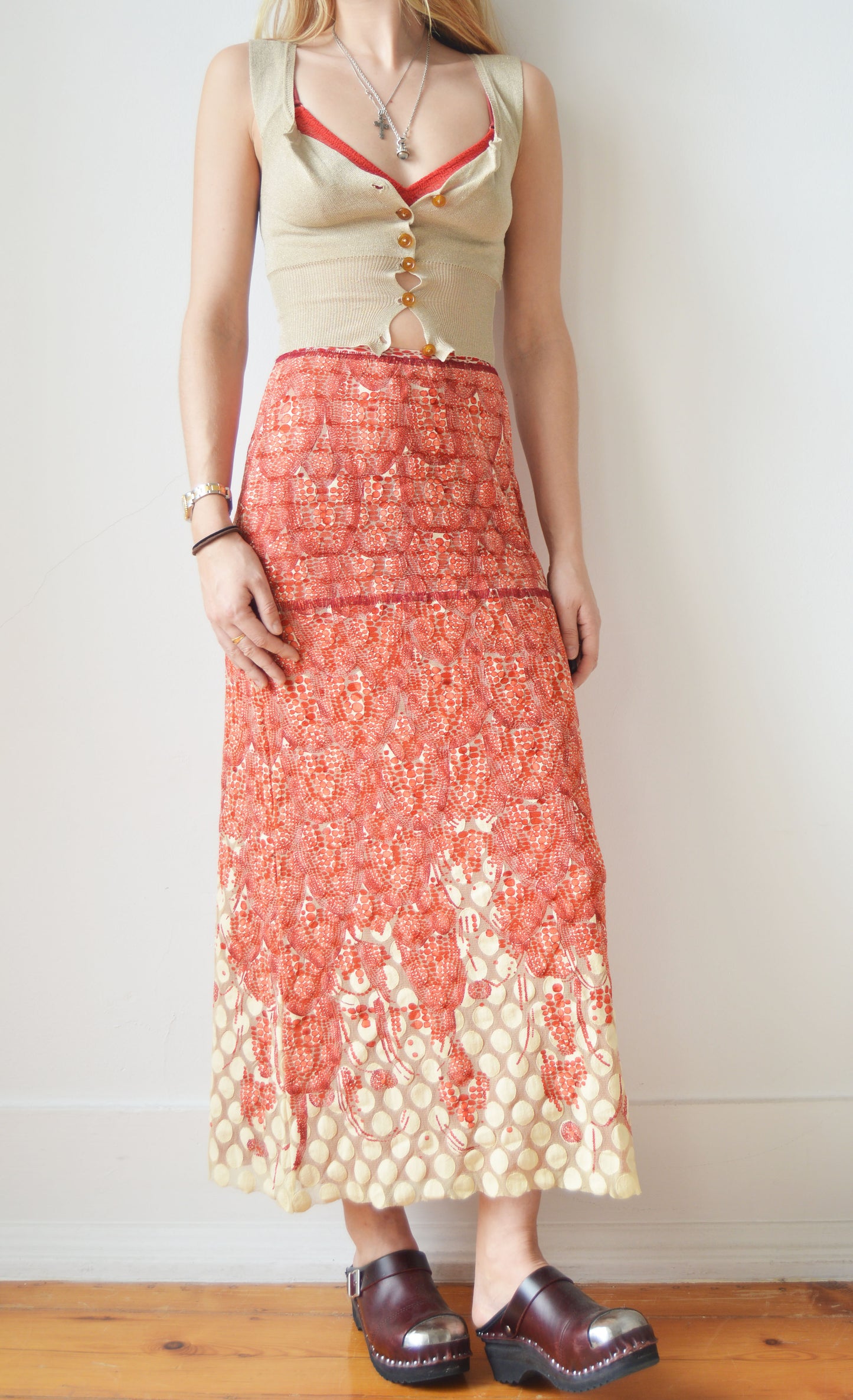 Vintage Jean Paul Gaultier S/S 2004 Mesh Skirt