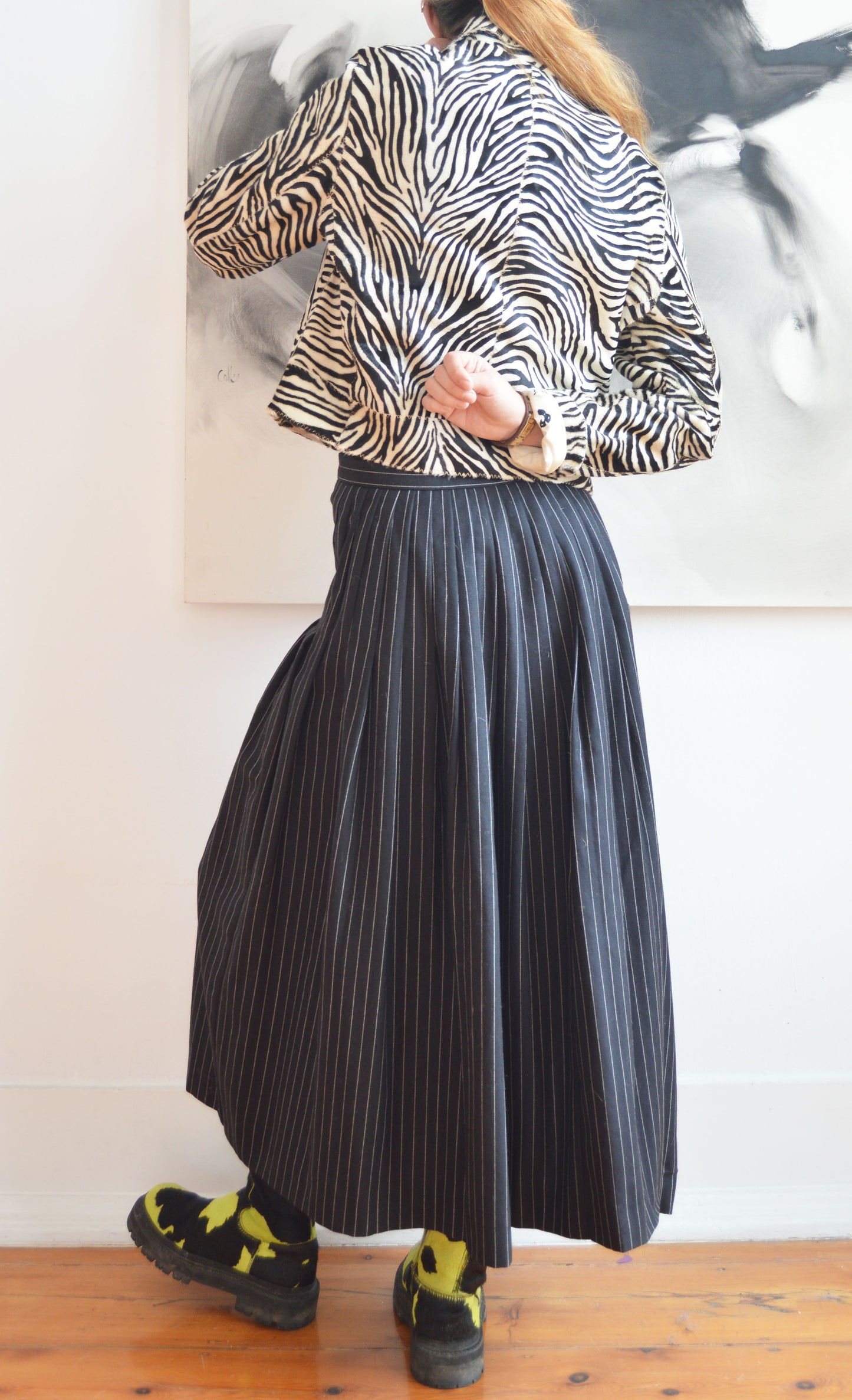 Vintage Marni F/W 1999 Pony Hair Zebra Print Jacket