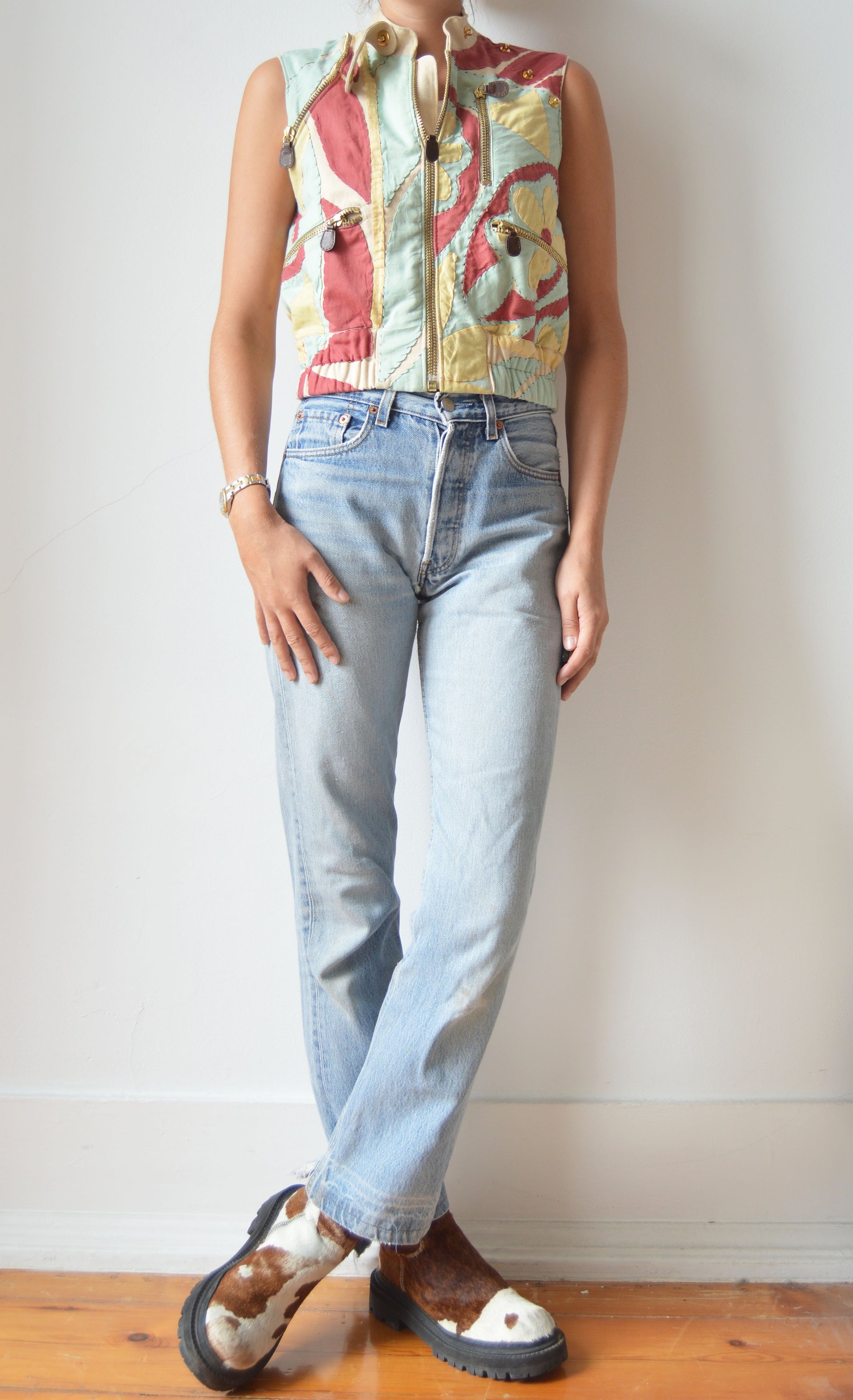 Vintage Marni S/S 2003 Patchwork Cotton Jacket