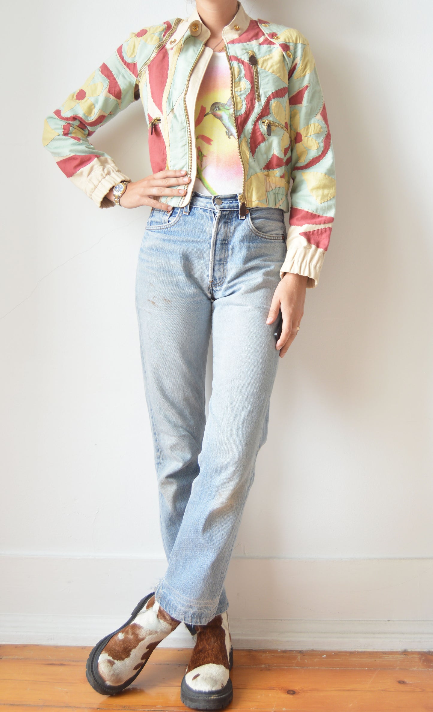 Vintage Marni S/S 2003 Patchwork Cotton Jacket