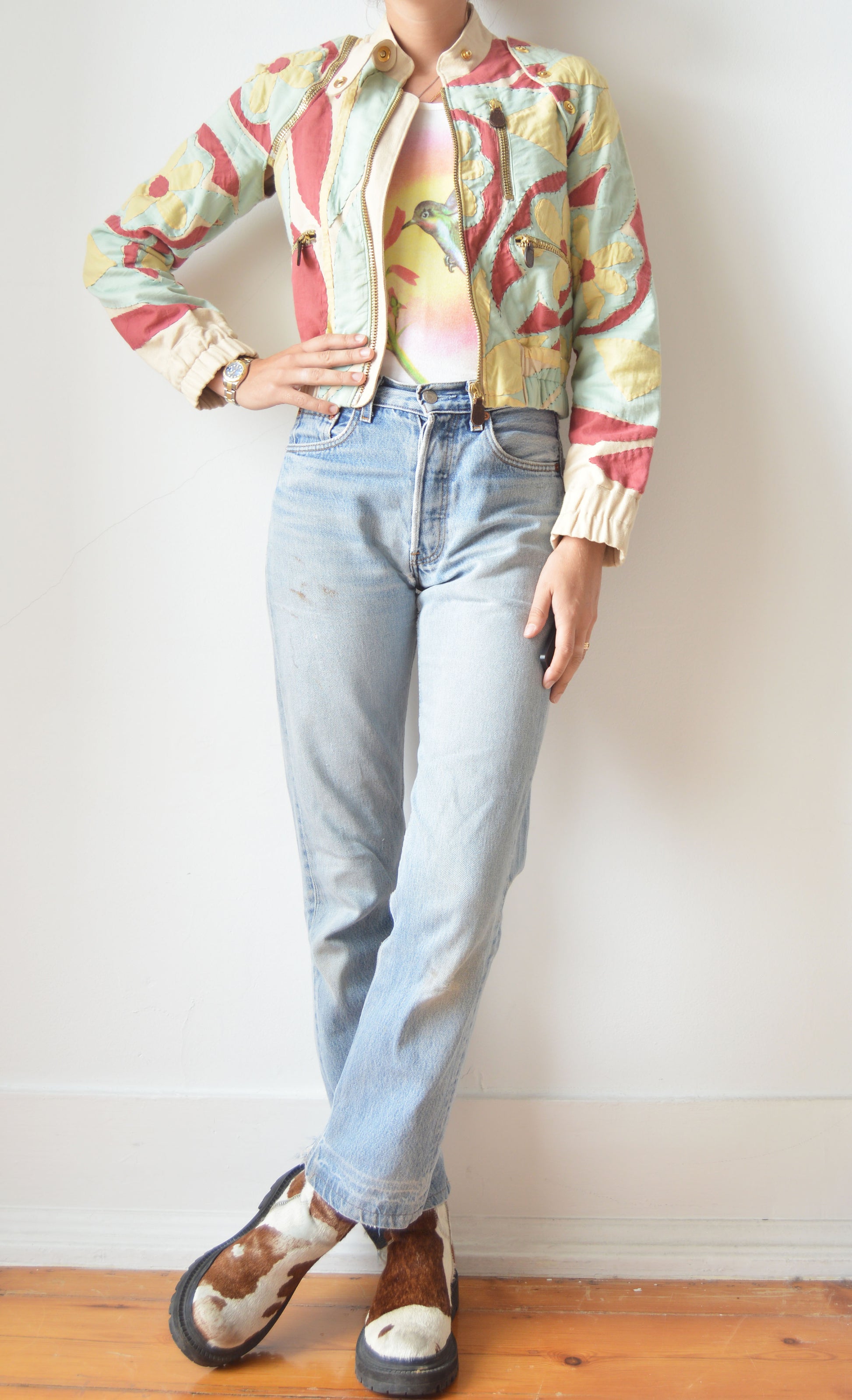 Vintage Marni S/S 2003 Patchwork Cotton Jacket