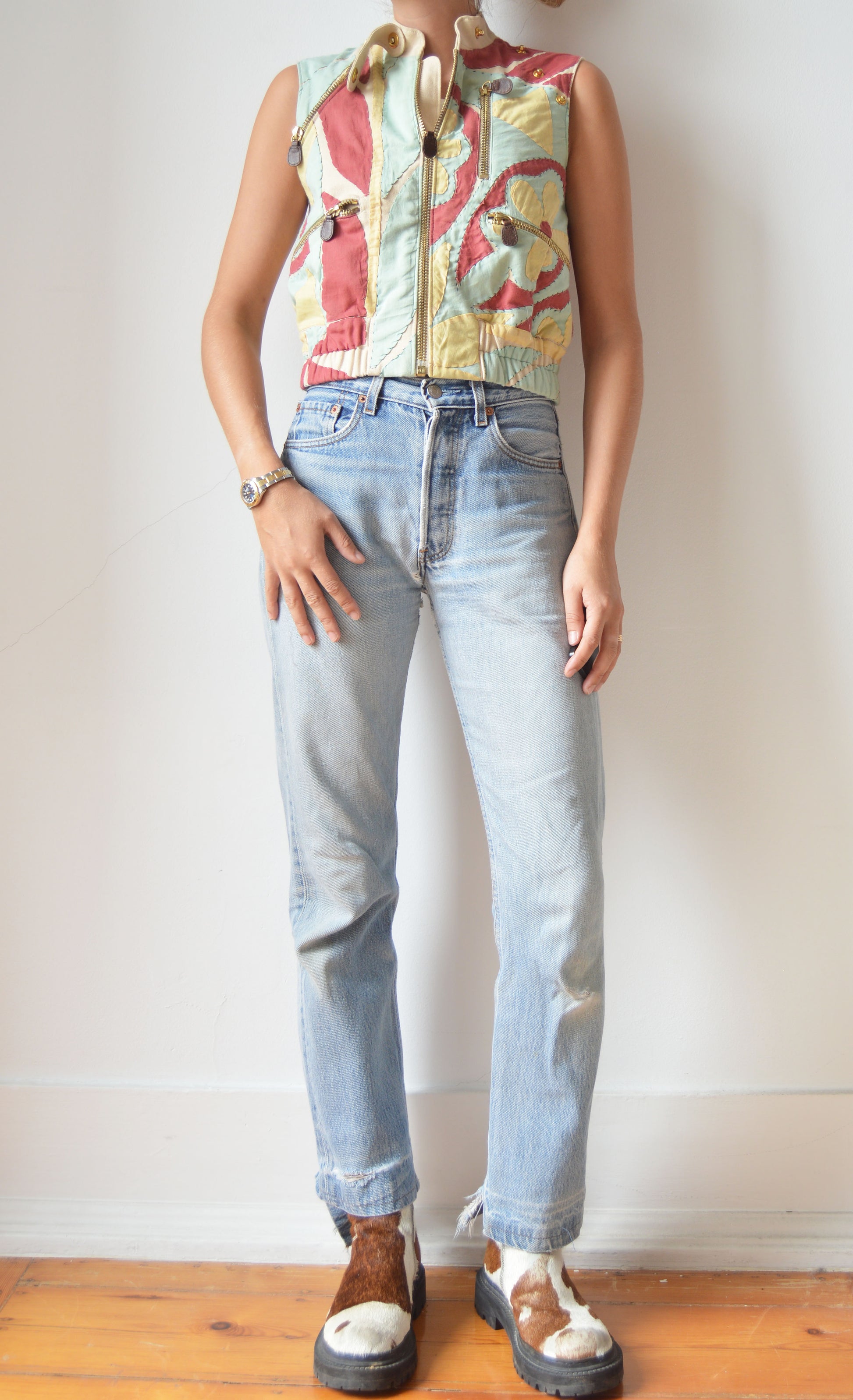 Vintage Marni S/S 2003 Patchwork Cotton Jacket