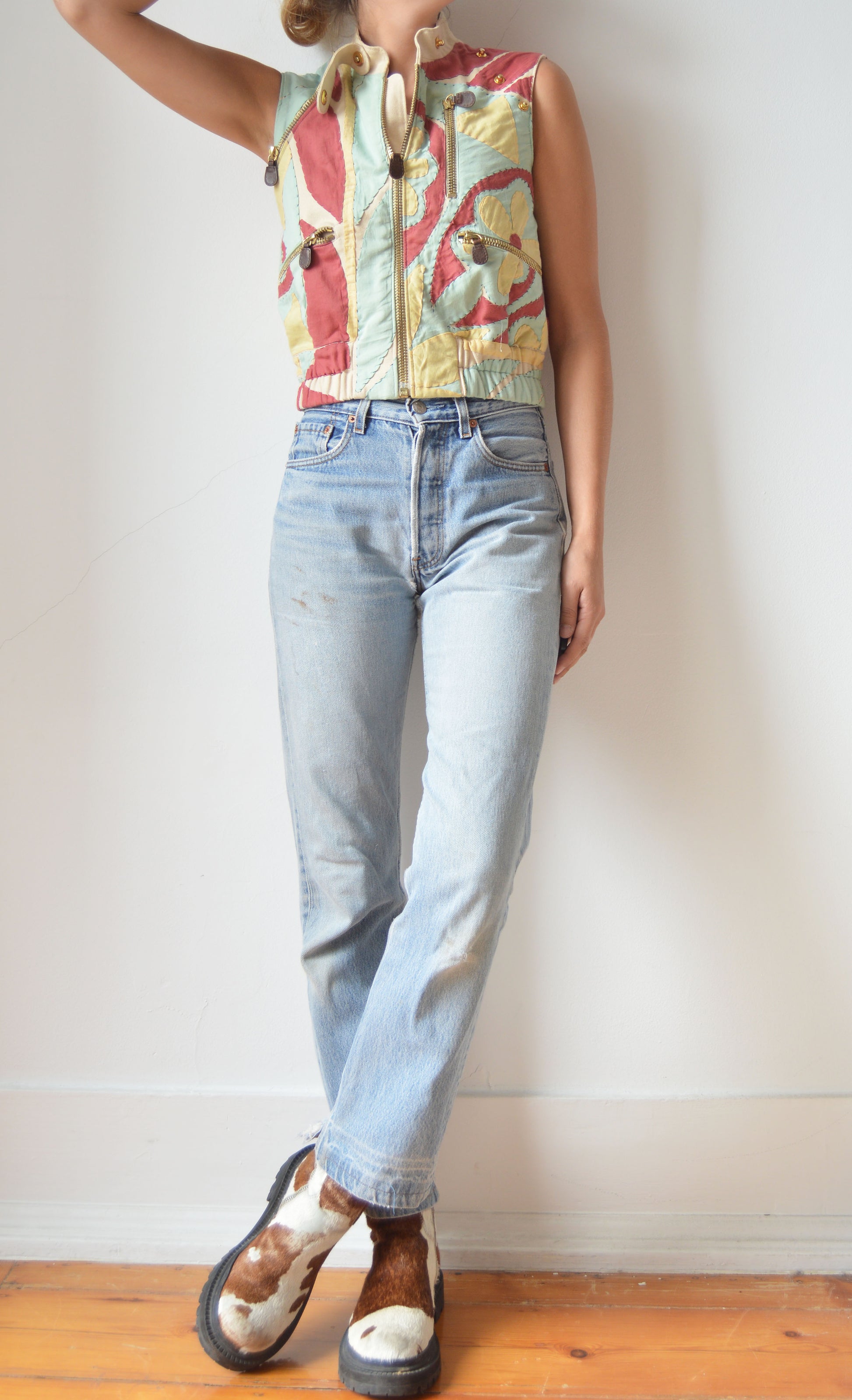 Vintage Marni S/S 2003 Patchwork Cotton Jacket