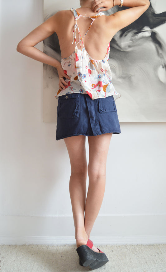 Vintage Marni S/S 2003 Floral Cotton Top