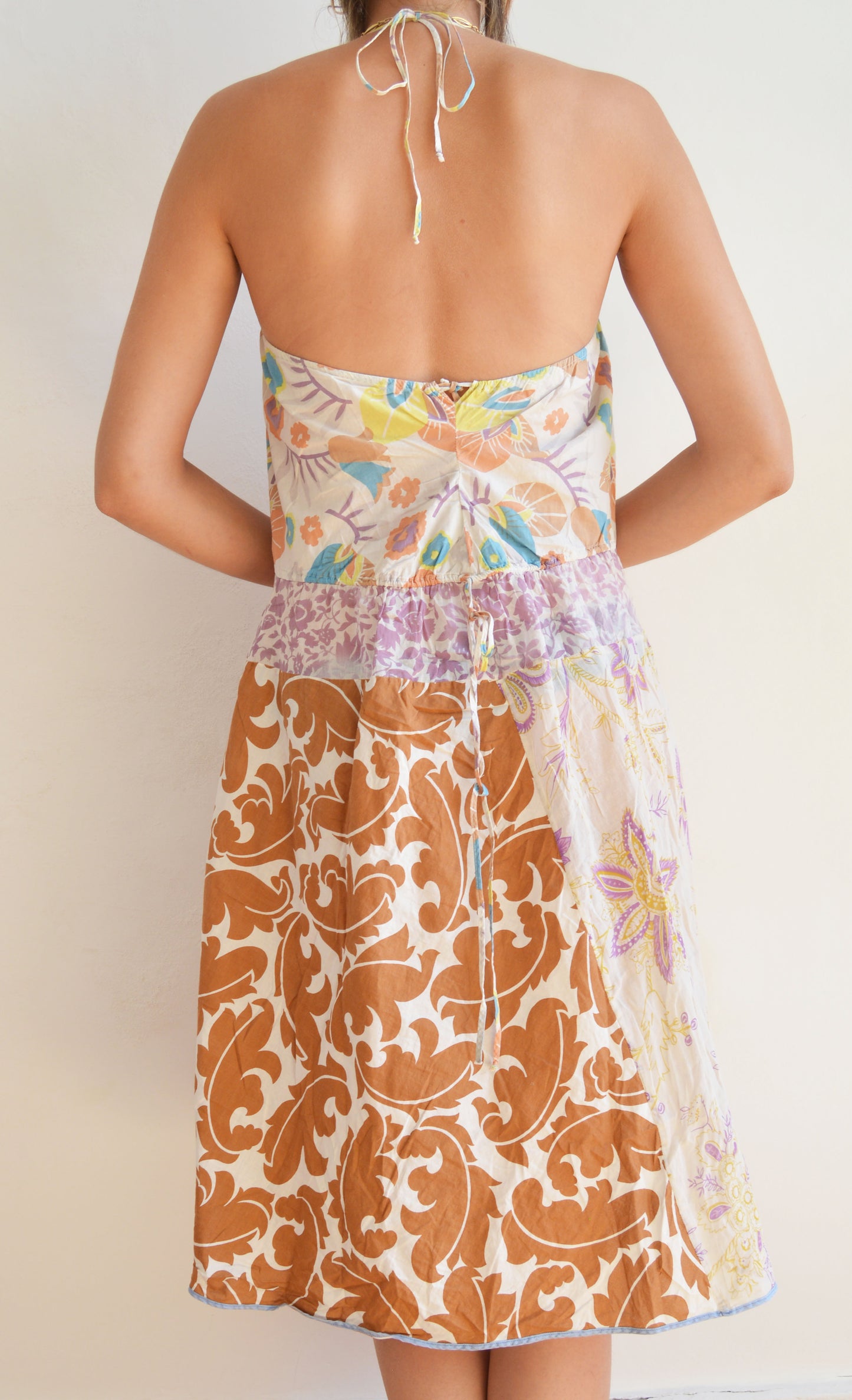 vintage marni ss 2003 mixed floral dress