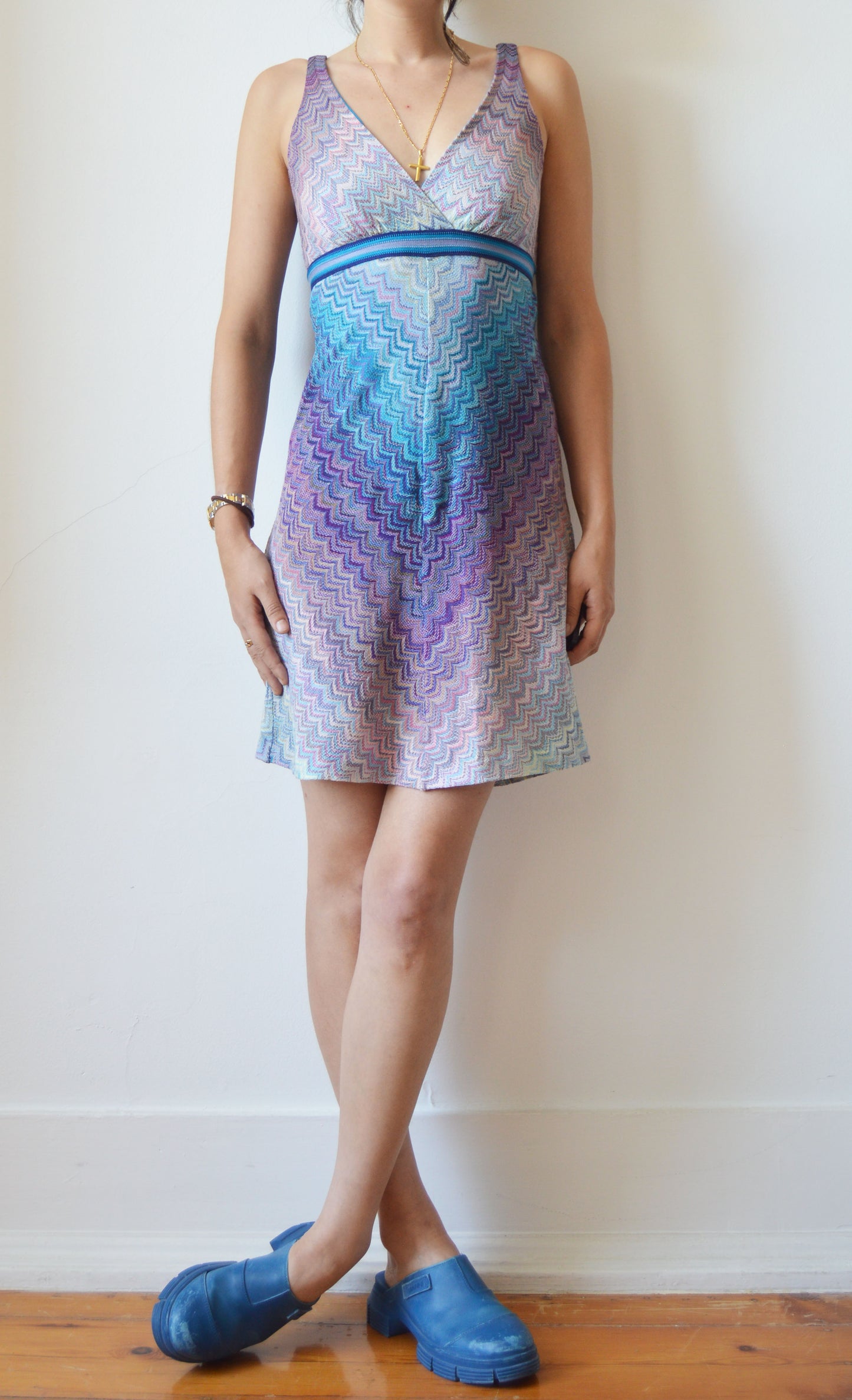 Vintage Missoni Blue Ombré Dress