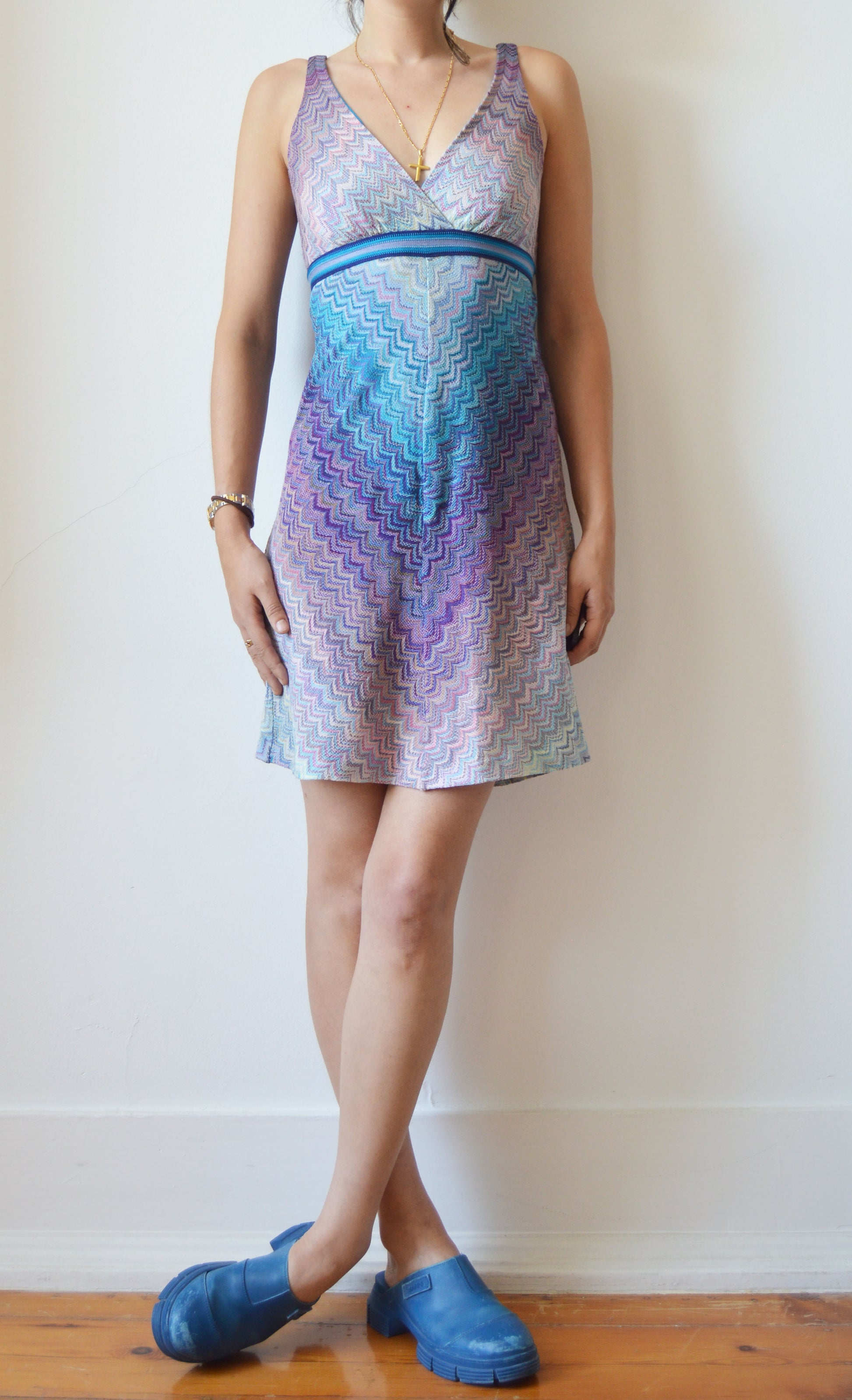 Vintage Missoni Blue Ombré Dress