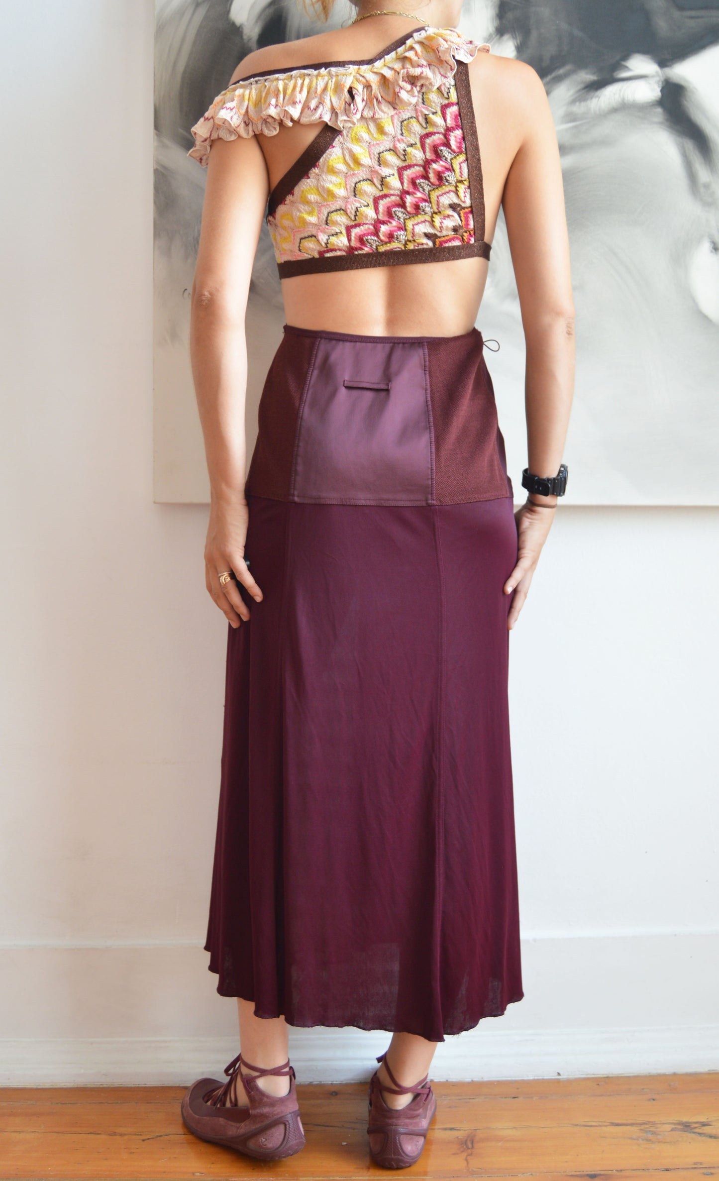 Vintage Missoni S/S 2012 Cut Out Crop Top