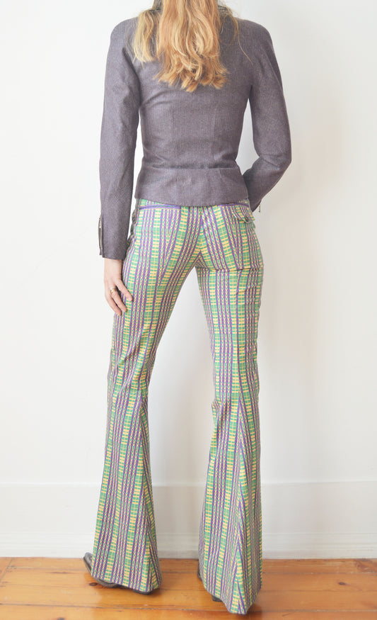 Prada S/S 2008 'Fairy Collection' Cotton Flared Trousers