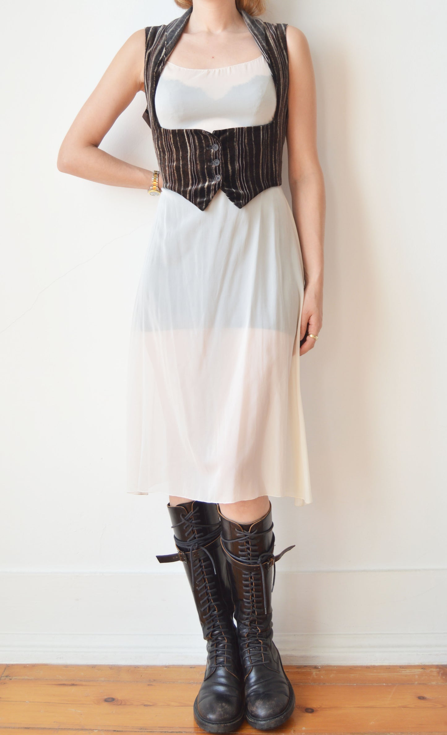 Vintage Romeo Gigli Velvet Waistcoat