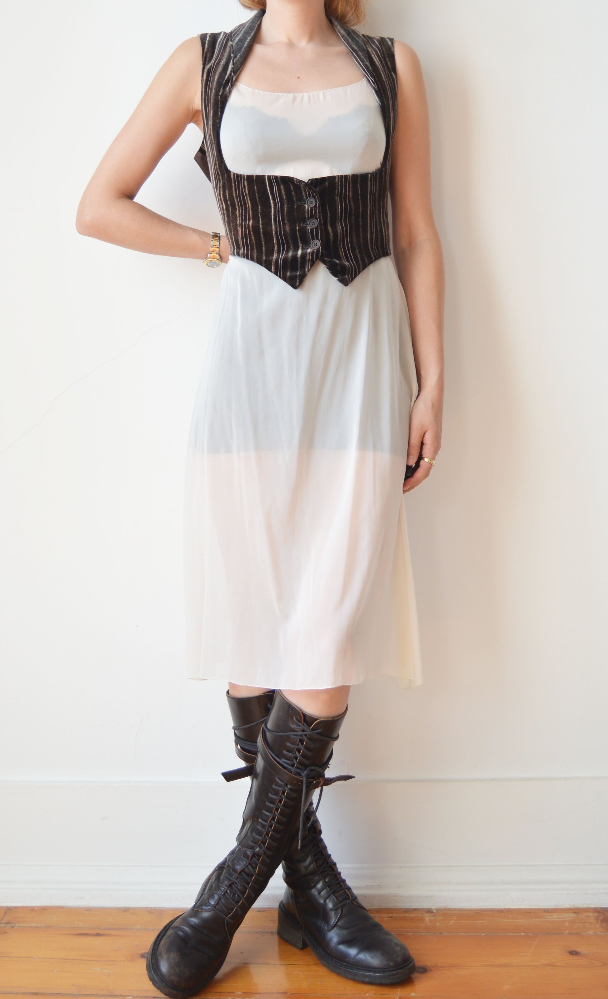 Vintage Romeo Gigli Velvet Waistcoat