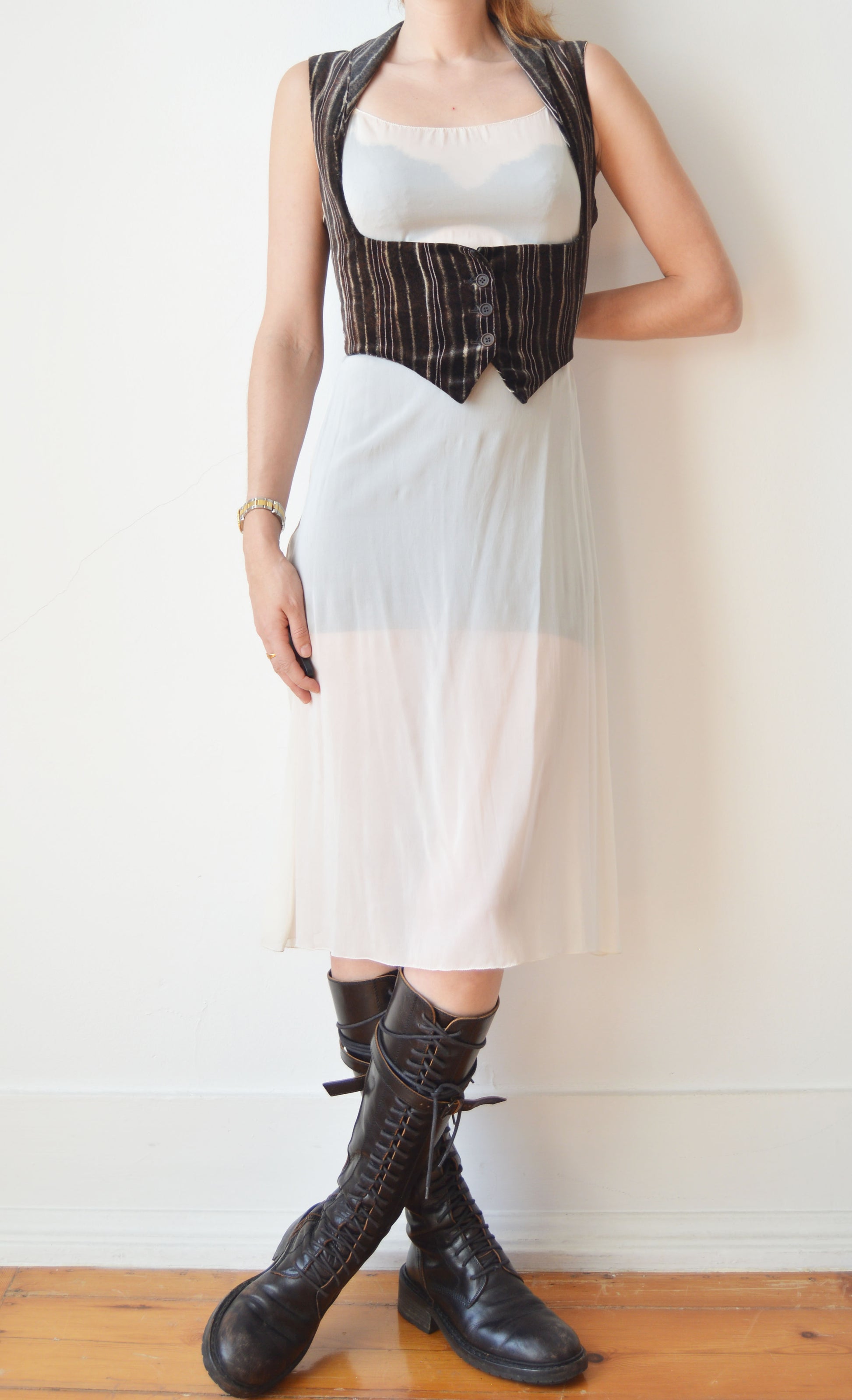 Vintage Romeo Gigli Velvet Waistcoat