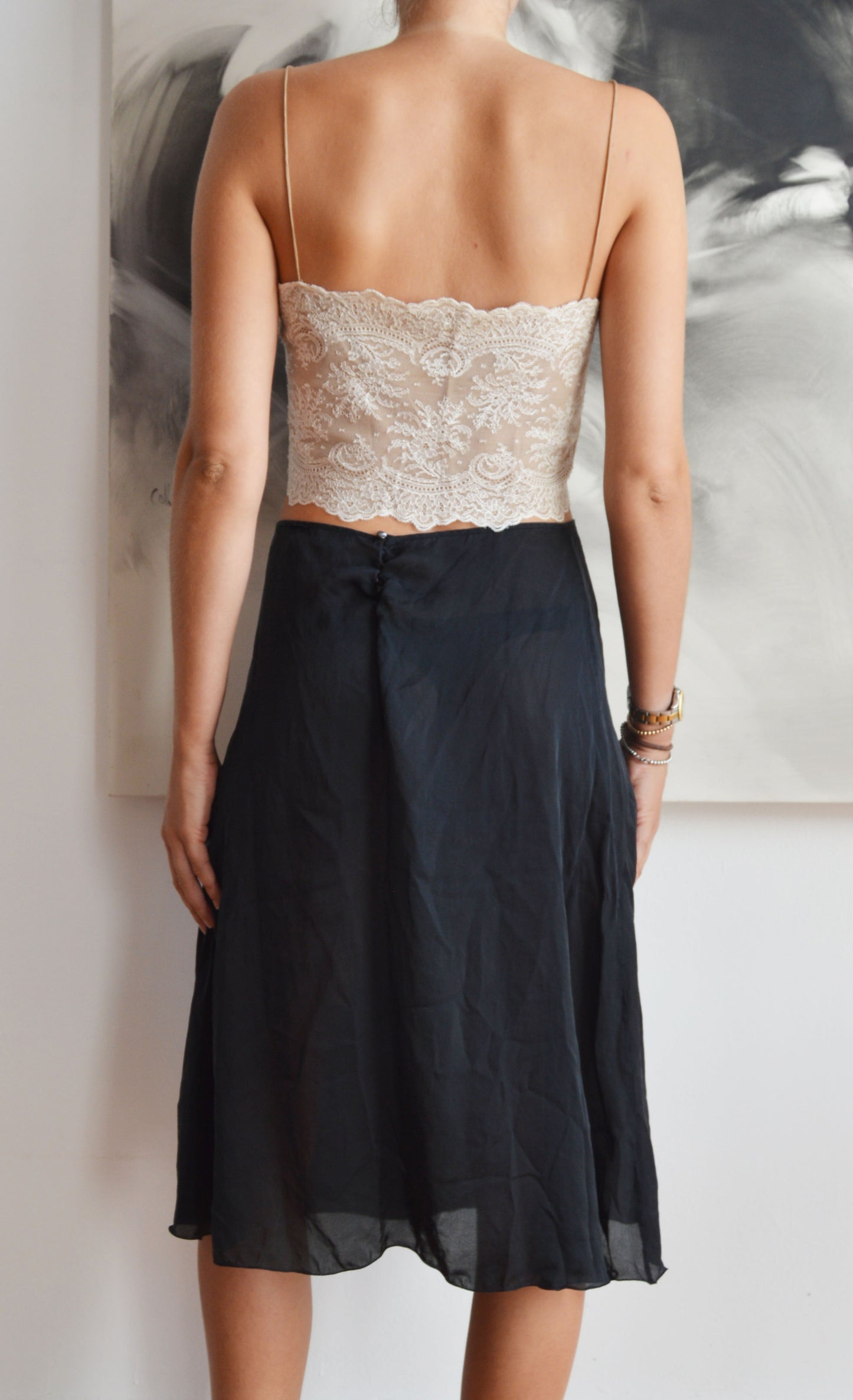 Vintage Chloé Lace Crop Top