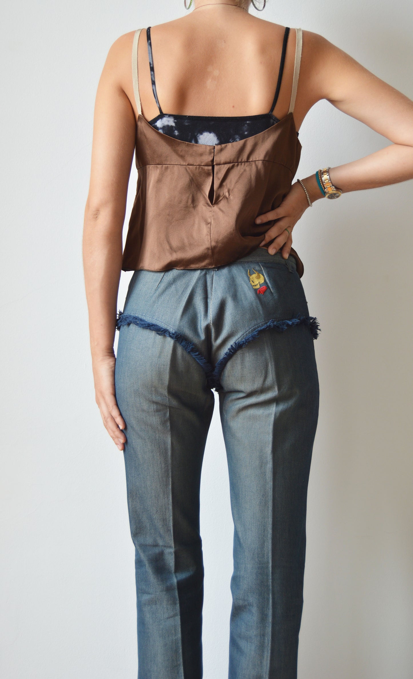 Chloé S/S 2000 Devil Skull Jeans