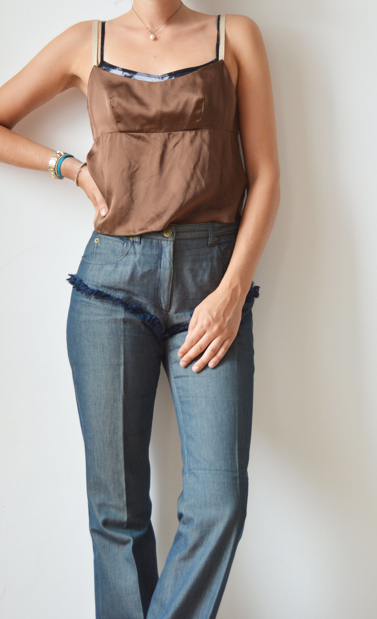 Chloé S/S 2000 Devil Skull Jeans