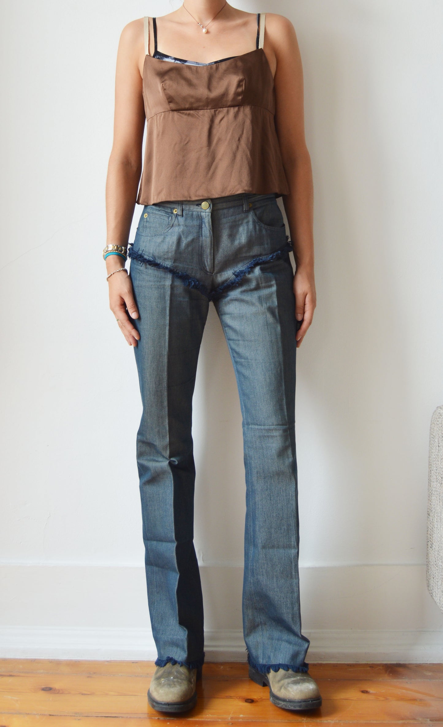 Chloé S/S 2000 Devil Skull Jeans