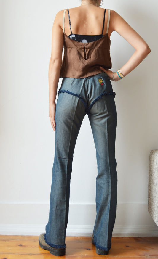 Chloé S/S 2000 Devil Skull Jeans