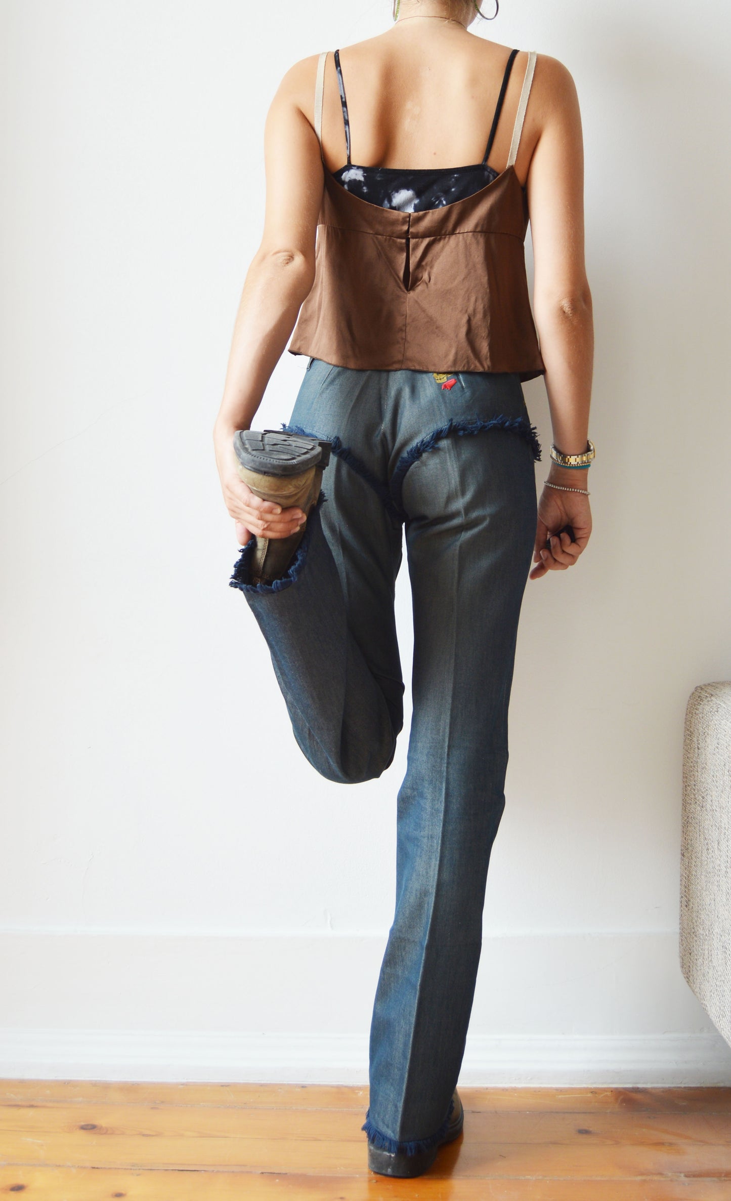 Chloé S/S 2000 Devil Skull Jeans