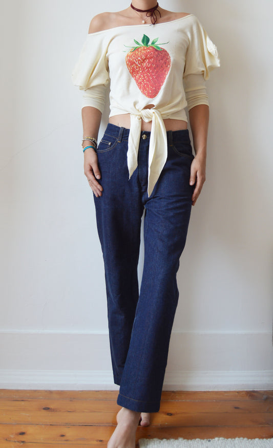 Vintage Chloé S/S 2001 Strawberry Top
