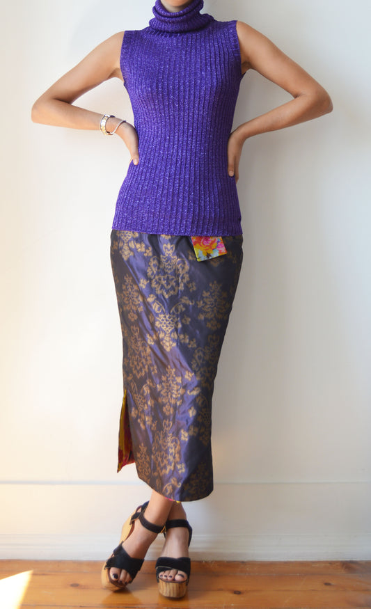 Vintage D&G Sparkly Knit Turtleneck