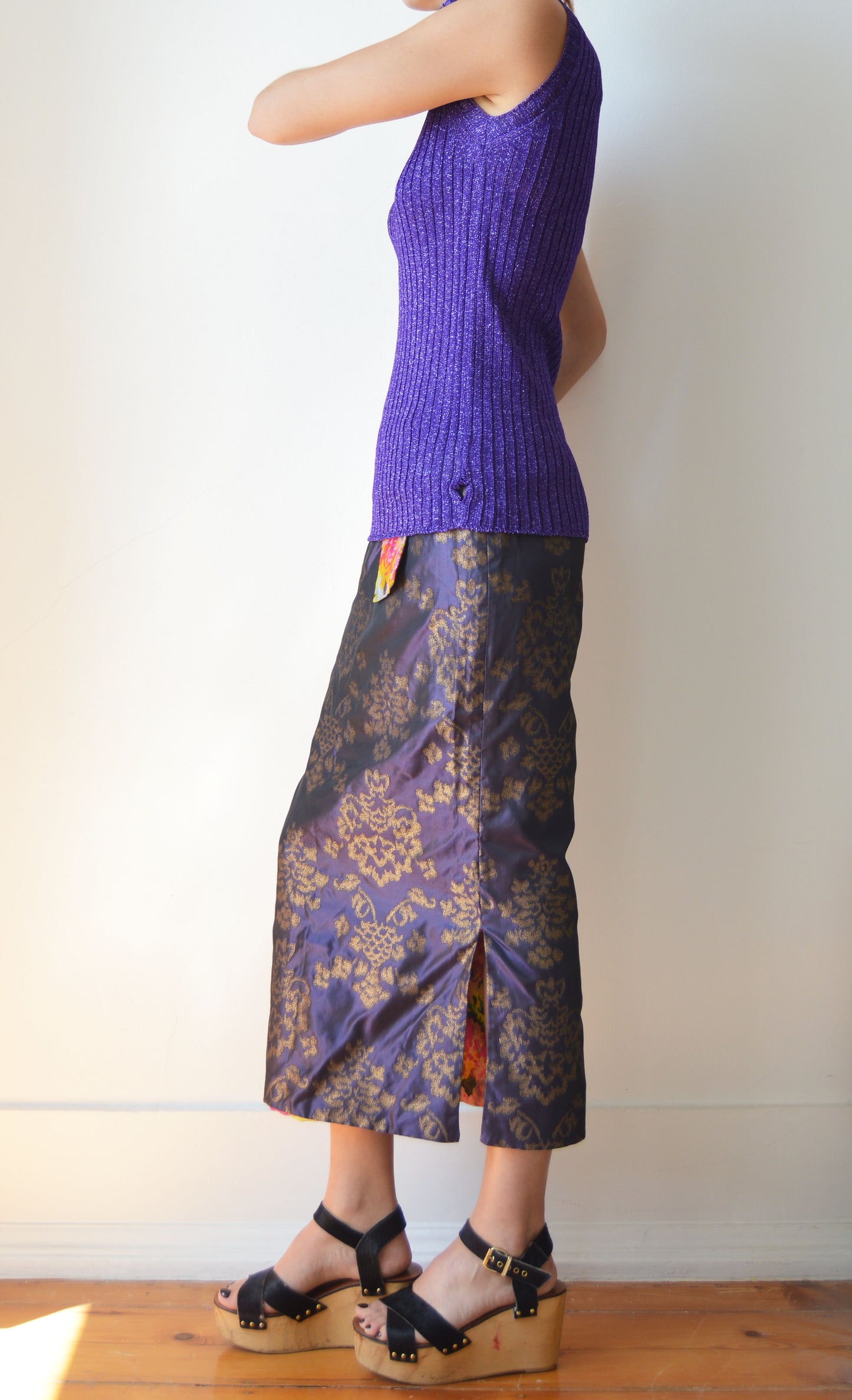 Vintage D&G Sparkly Knit Turtleneck