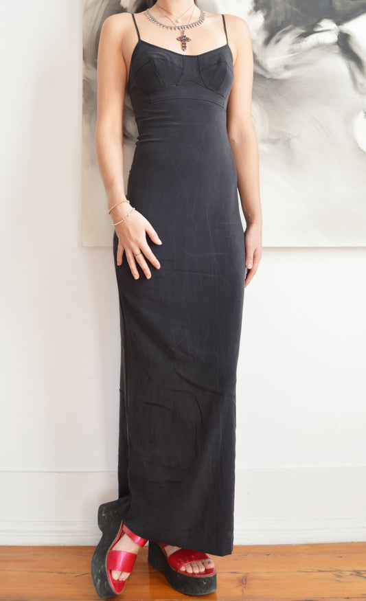 Vintage Dolce & Gabbana Black Maxi Dress