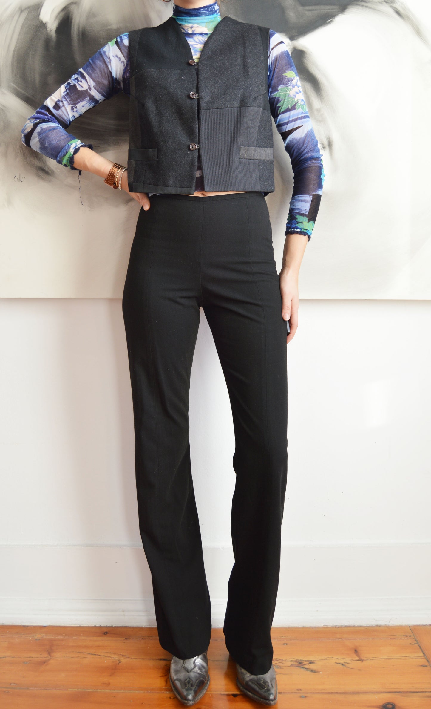 Vintage Dolce & Gabbana Patchwork Waistcoat