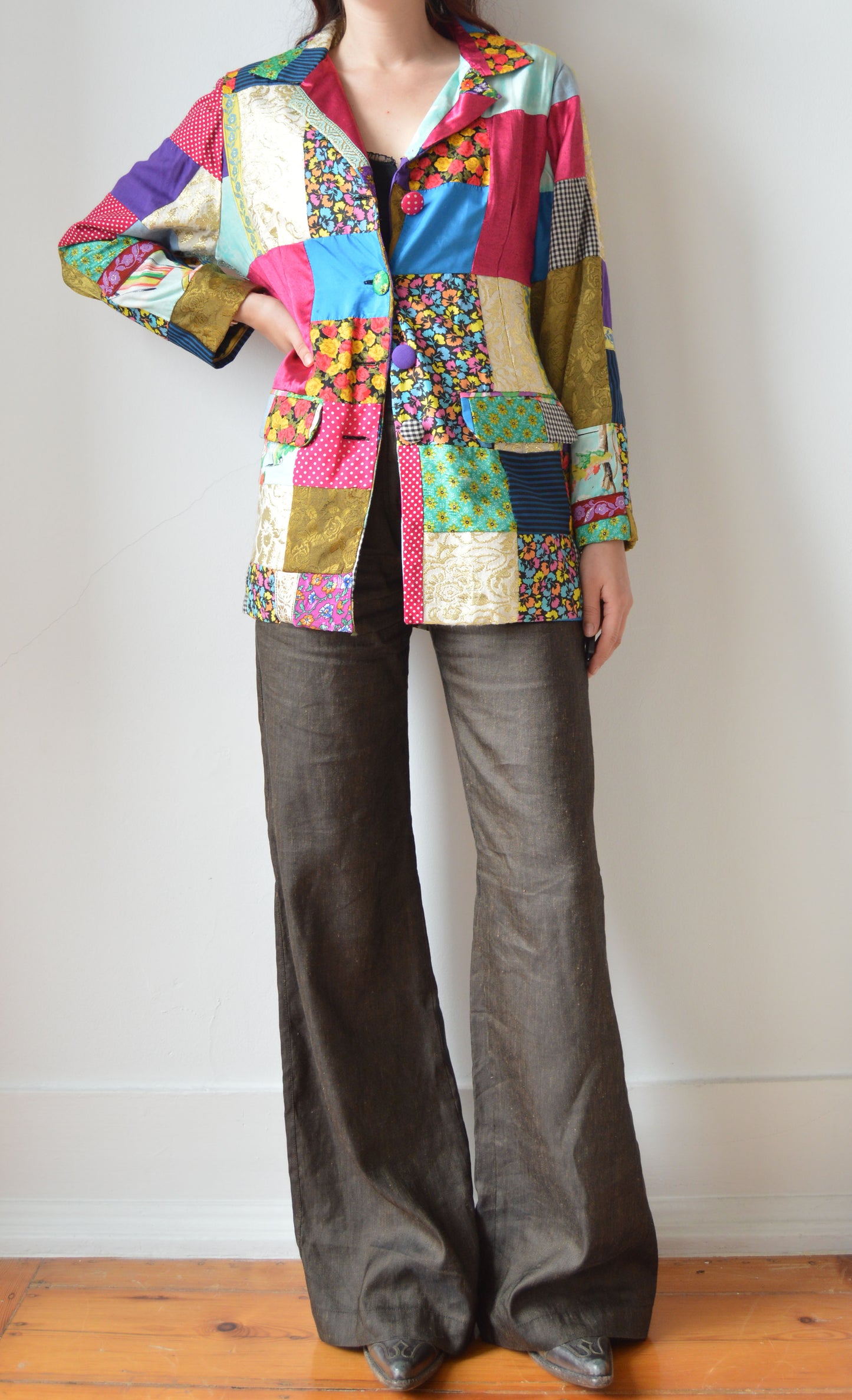 Vintage Dolce & Gabbana S/S 1993 Patchwork Jacket