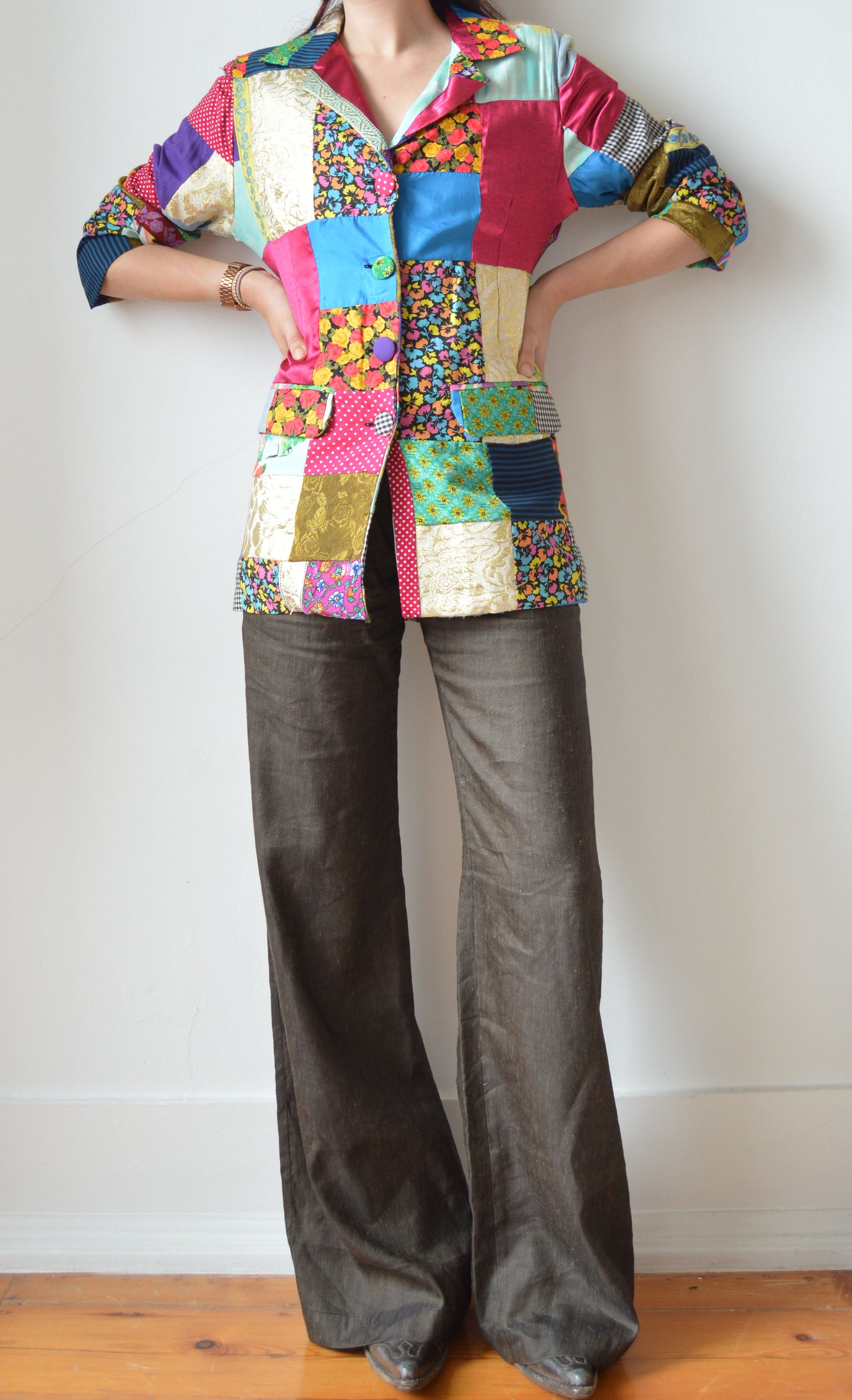Vintage Dolce & Gabbana S/S 1993 Patchwork Jacket