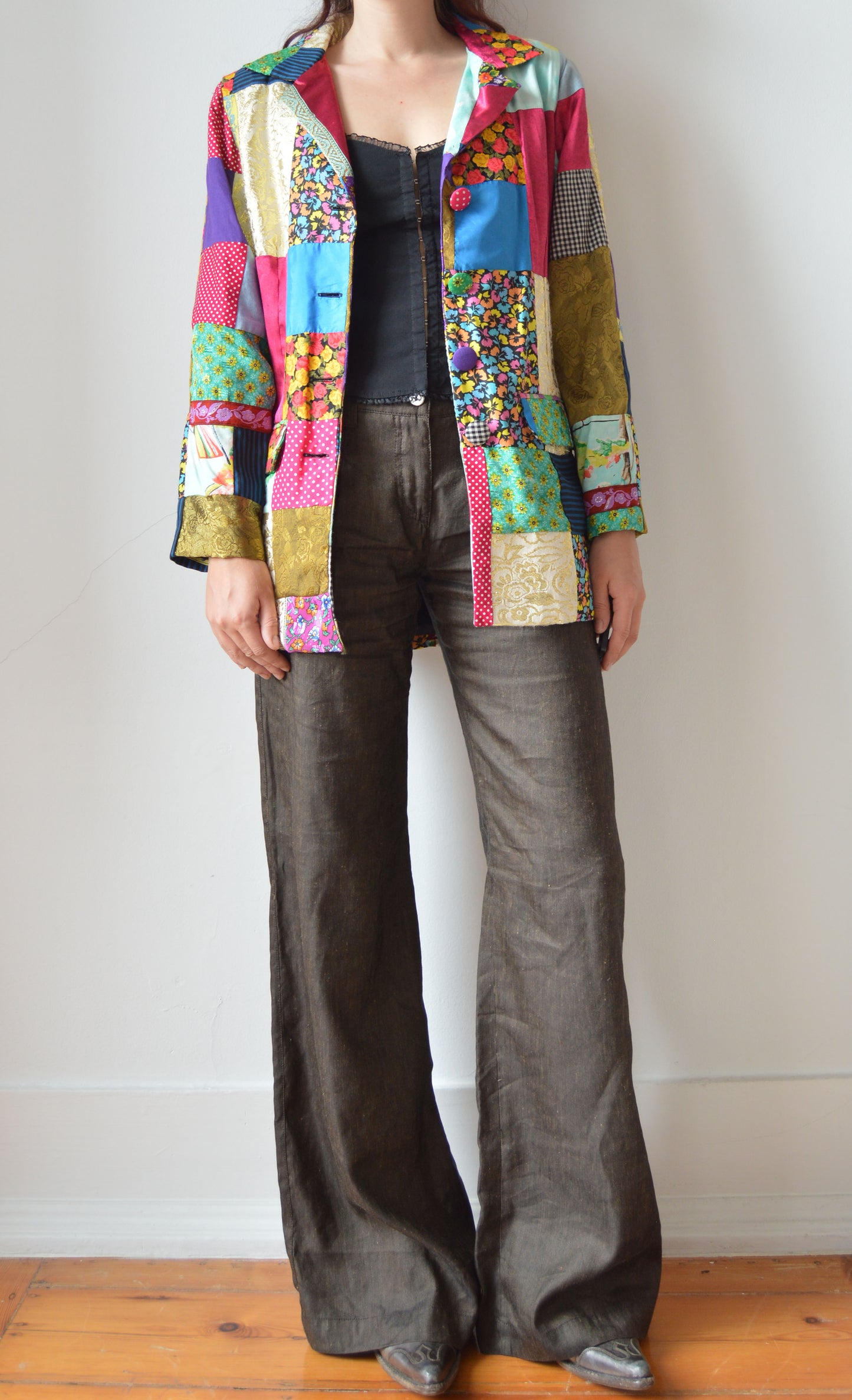 Vintage Dolce & Gabbana S/S 1993 Patchwork Jacket