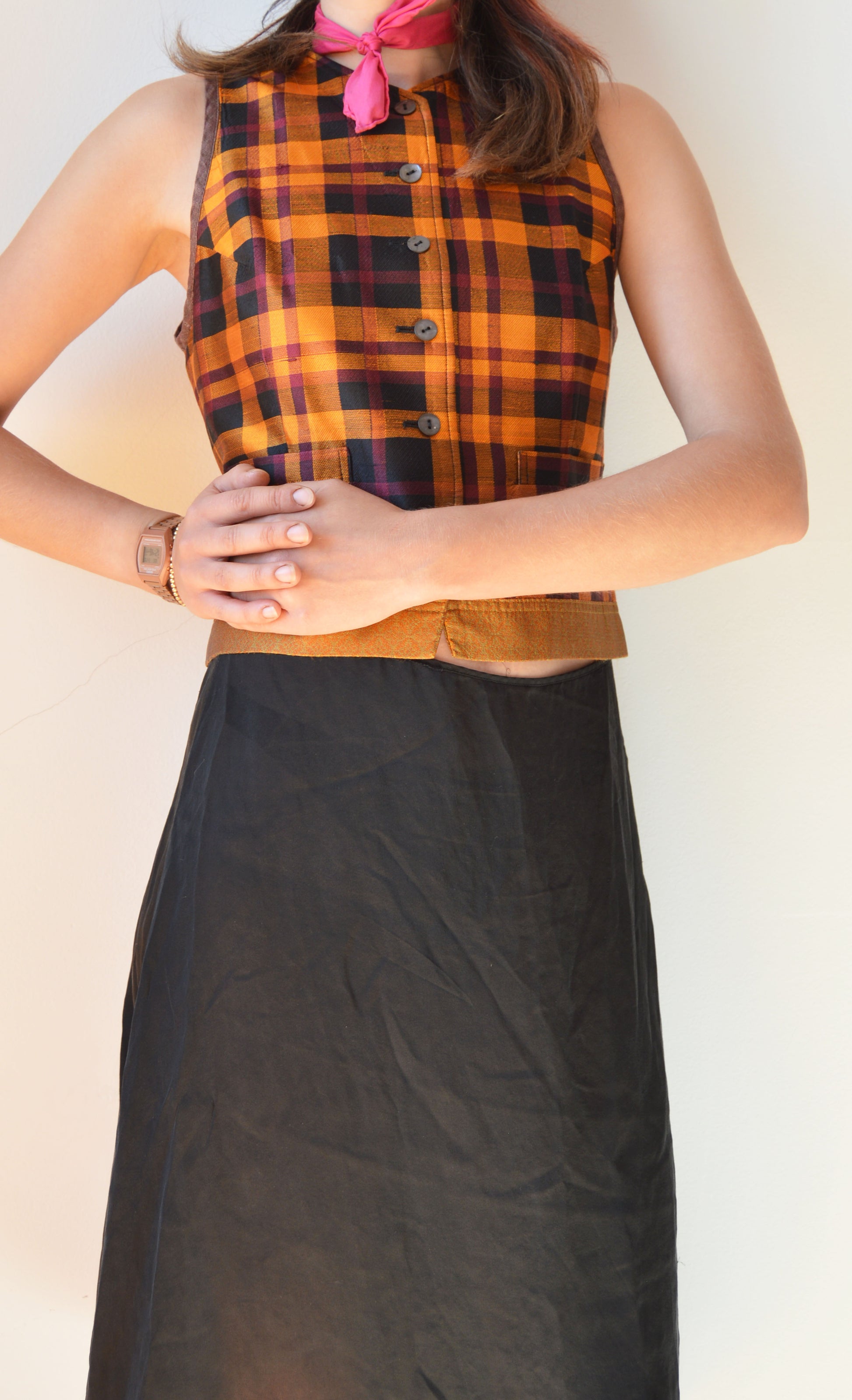 vintage dries van noten ss 1994 silk waistcoat