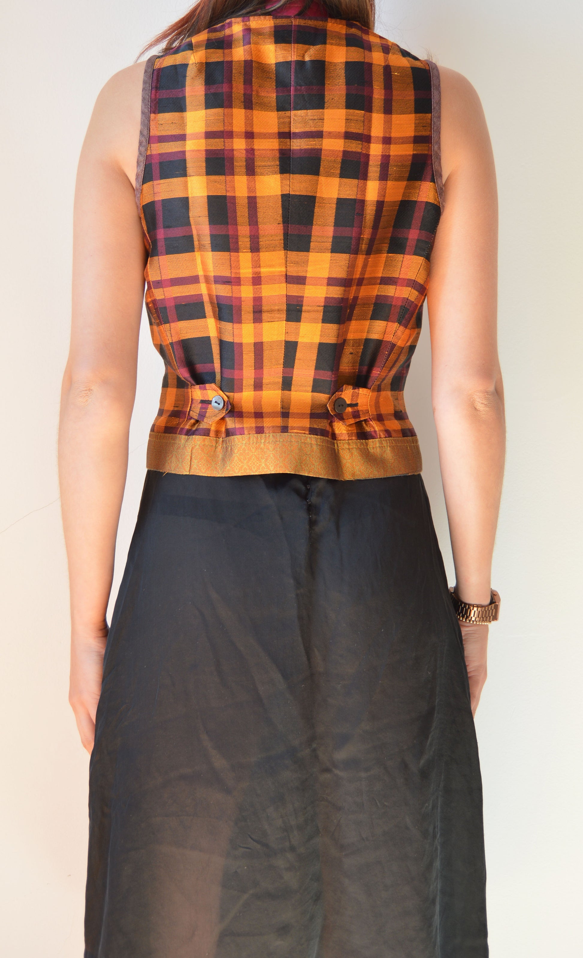 vintage dries van noten ss 1994 silk waistcoat