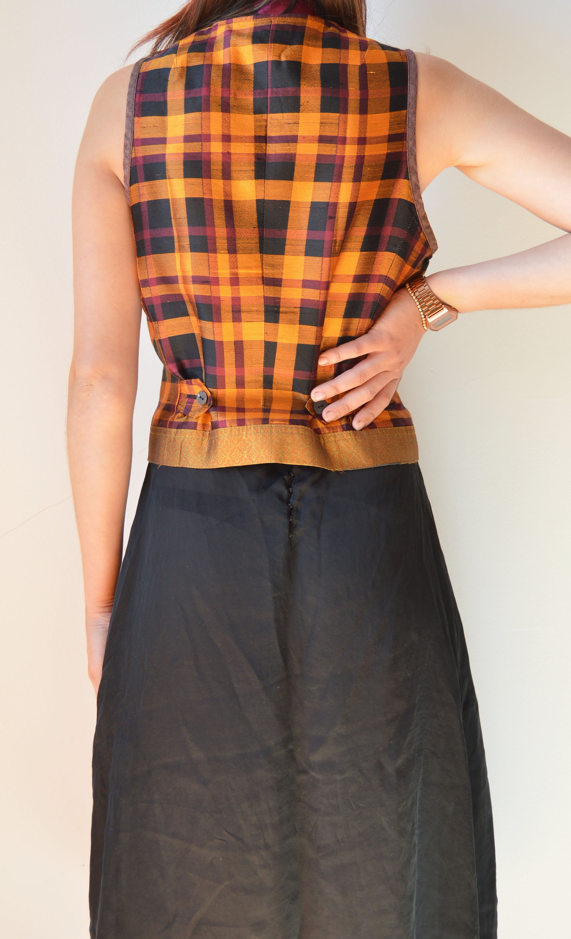 vintage dries van noten ss 1994 silk waistcoat