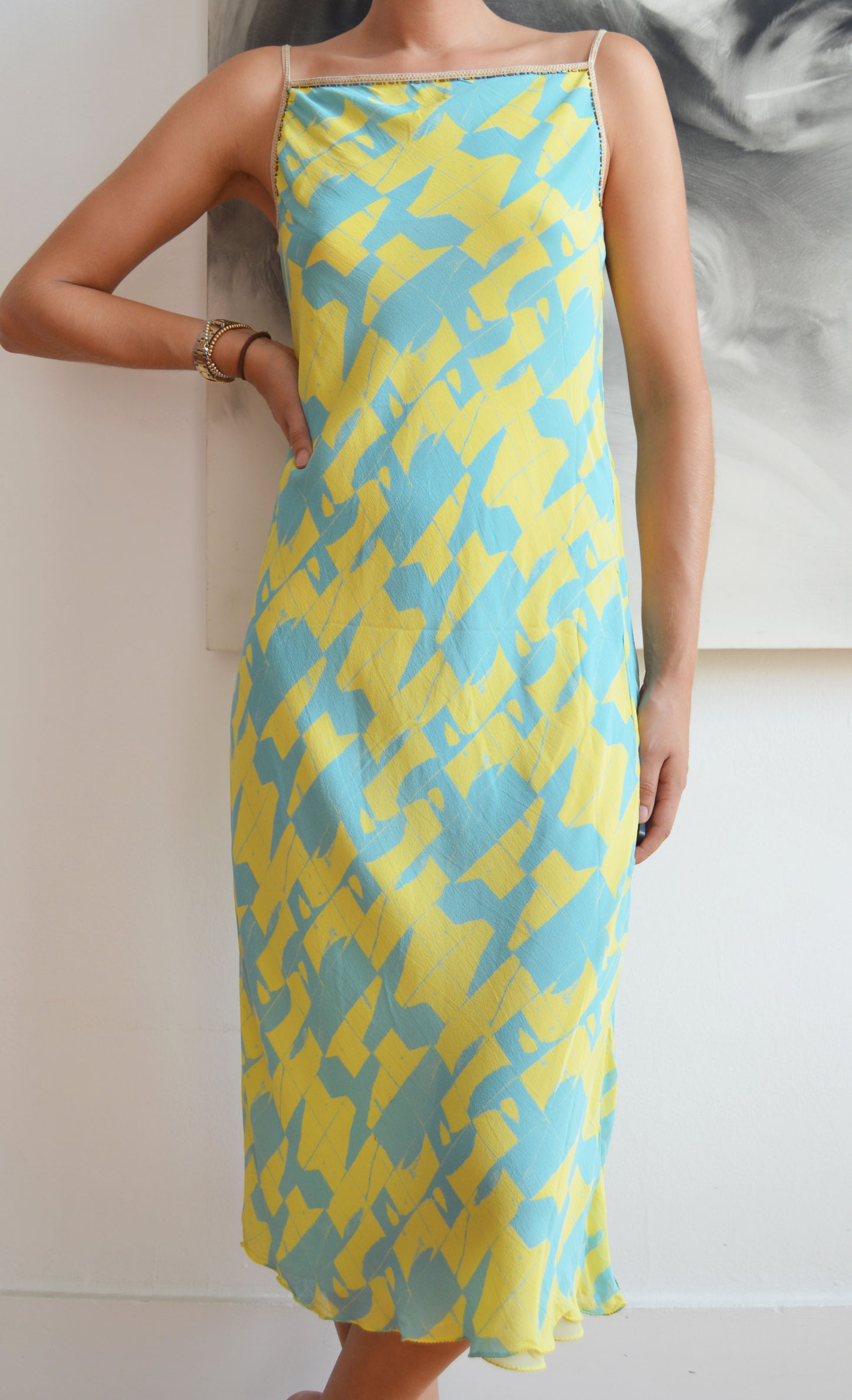 Vintage Iceberg S/S 2000 Silk Dress
