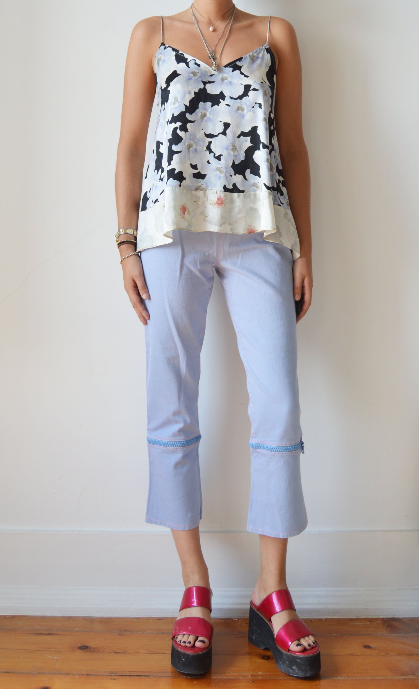 Vintage Miu Miu Blue Trousers