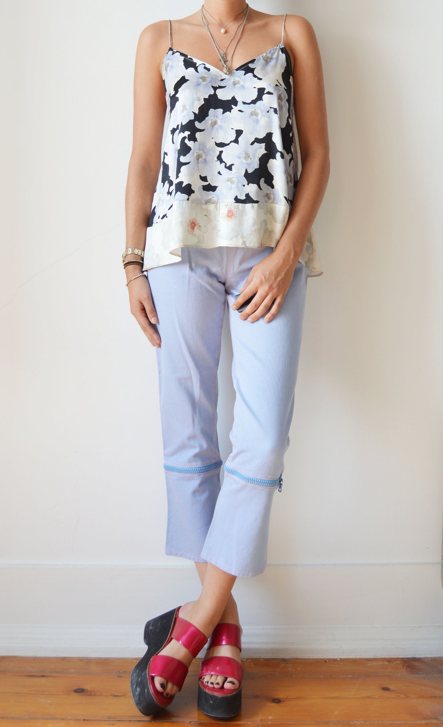 Vintage Miu Miu Blue Trousers