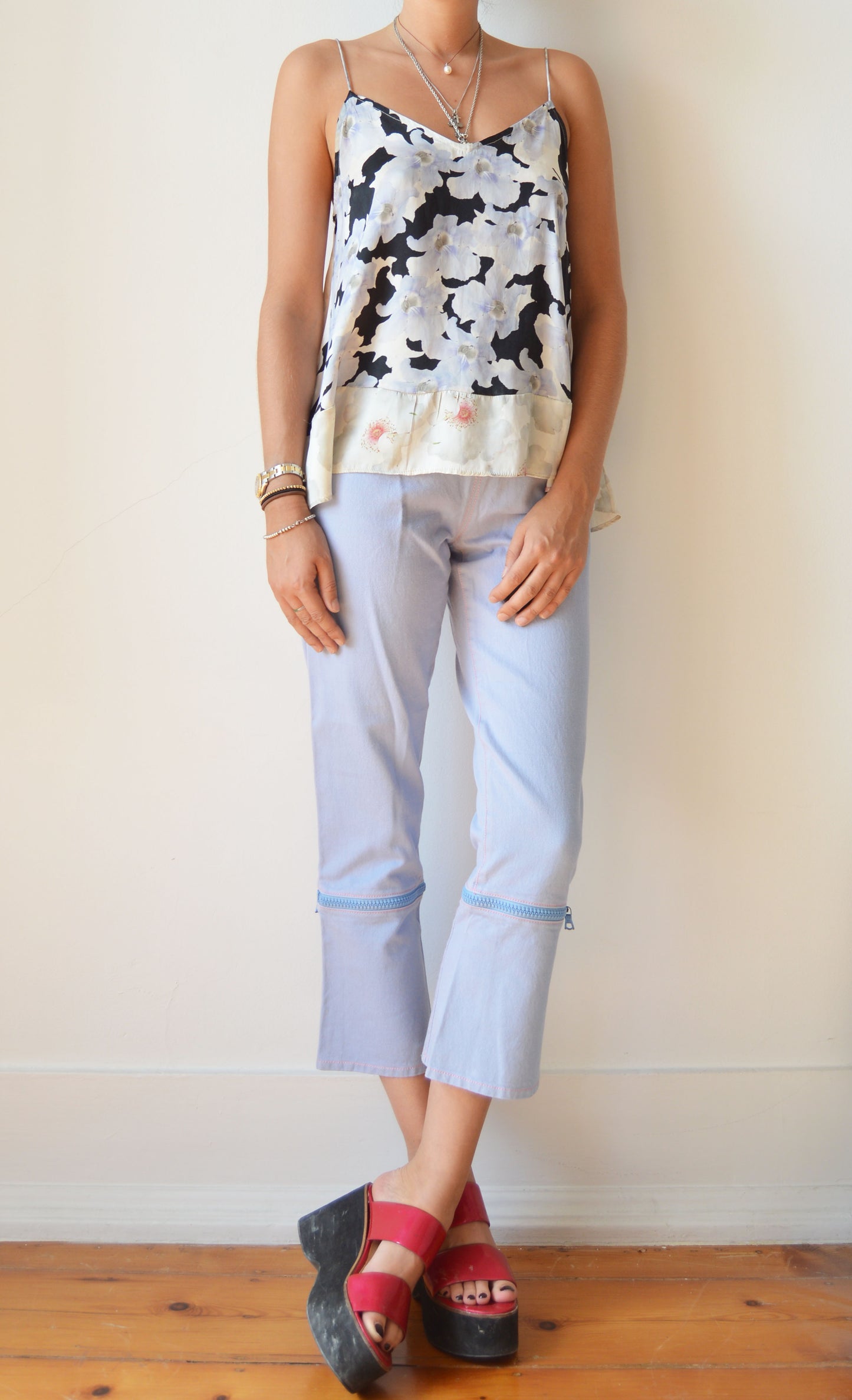 Vintage Miu Miu Blue Trousers