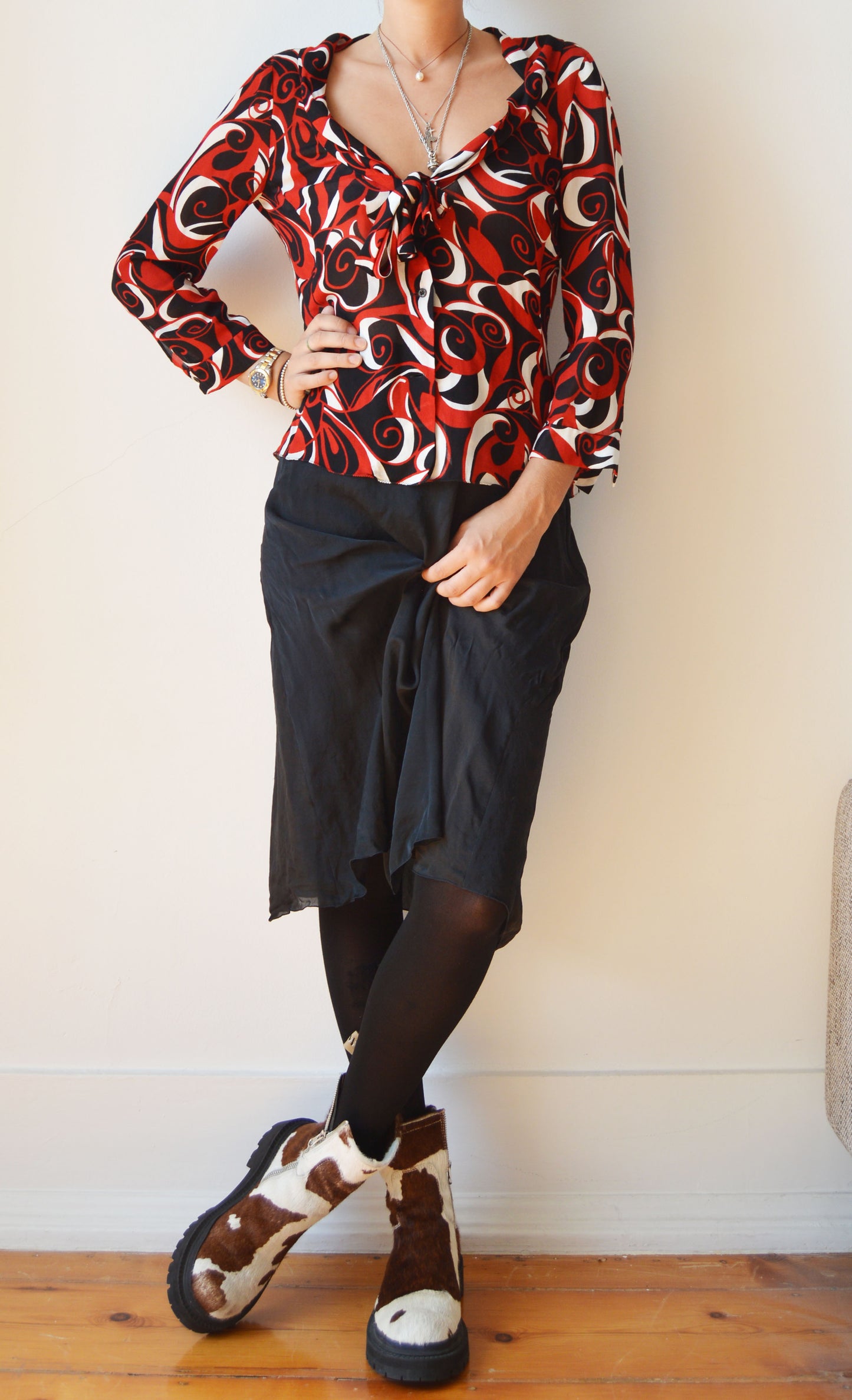 Vintage Miu Miu F/W 2000 Psychedelic Print Shirt