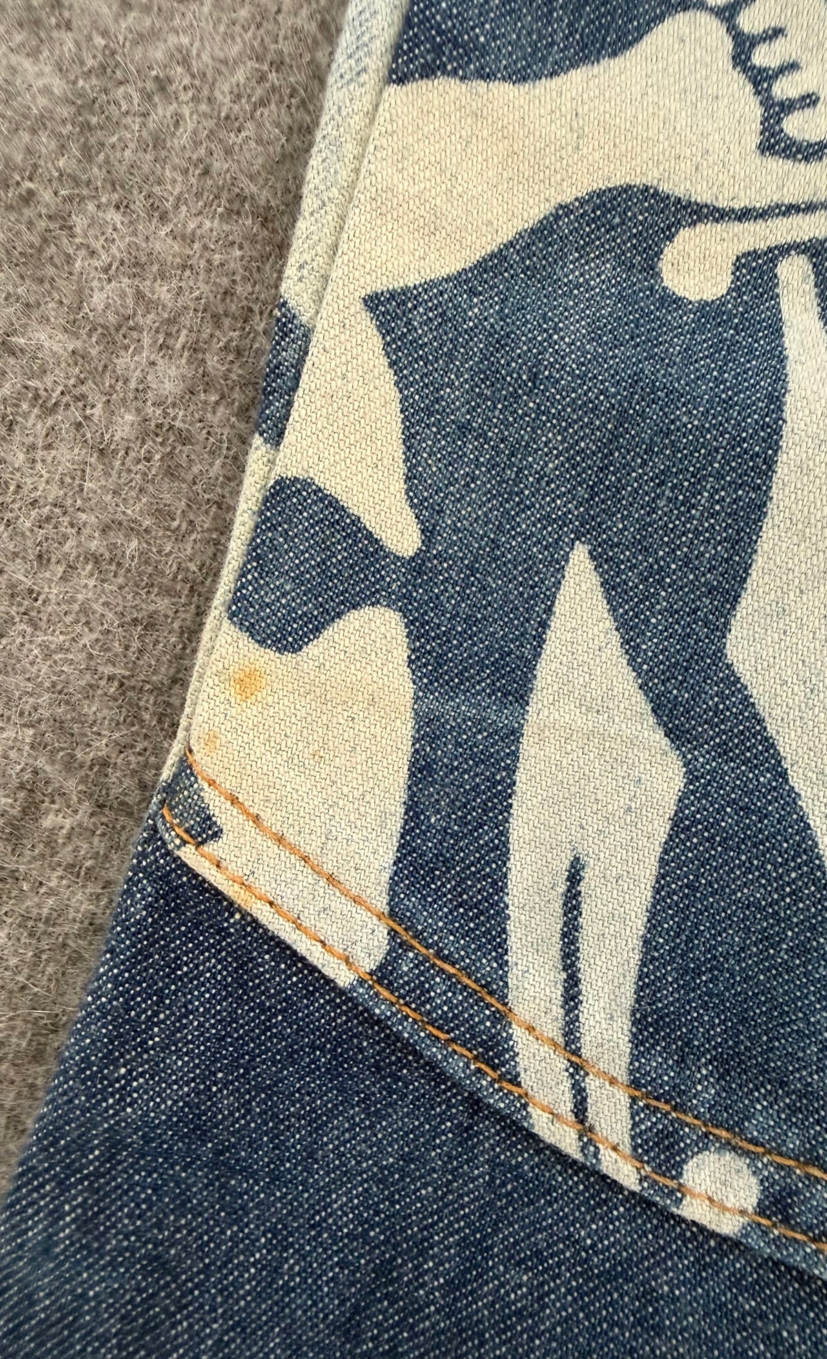 Vintage Vivienne Westwood Anglomania F/W 1998 Hammer Print Jeans