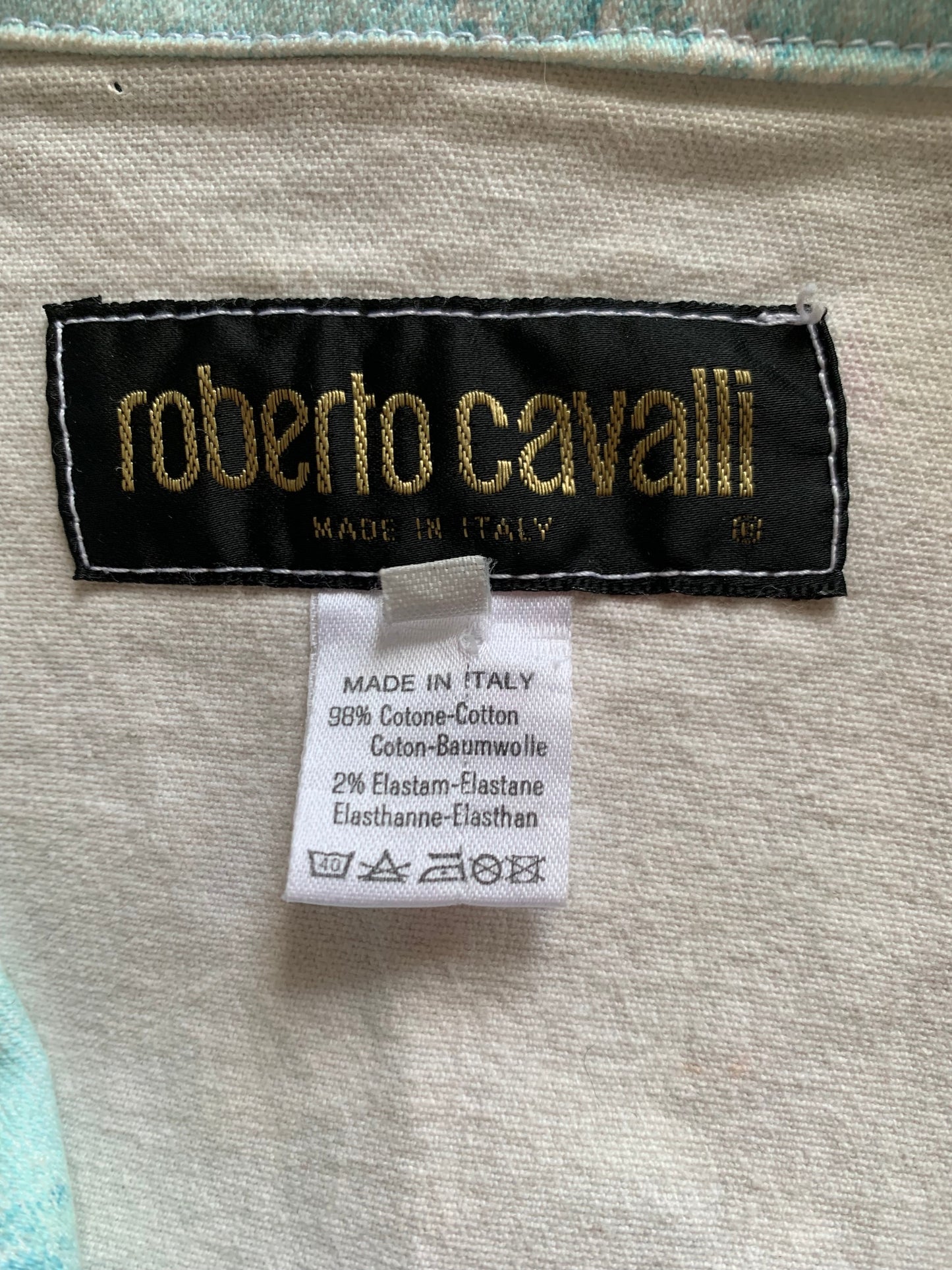 Vintage Roberto Cavalli Denim Waistcoat