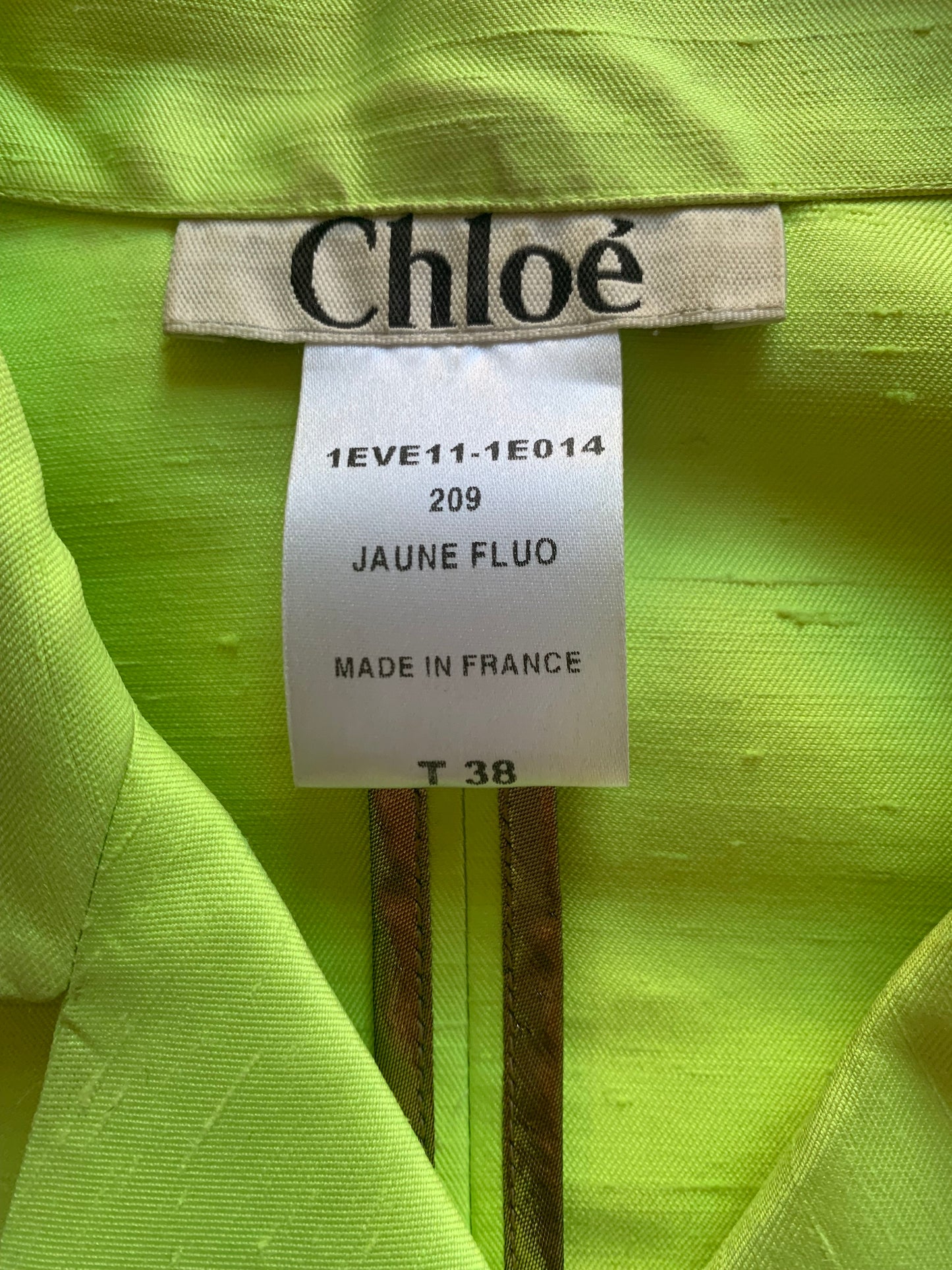 Vintage Chloe S/S 2001 Sequin Horse Silk Jacket