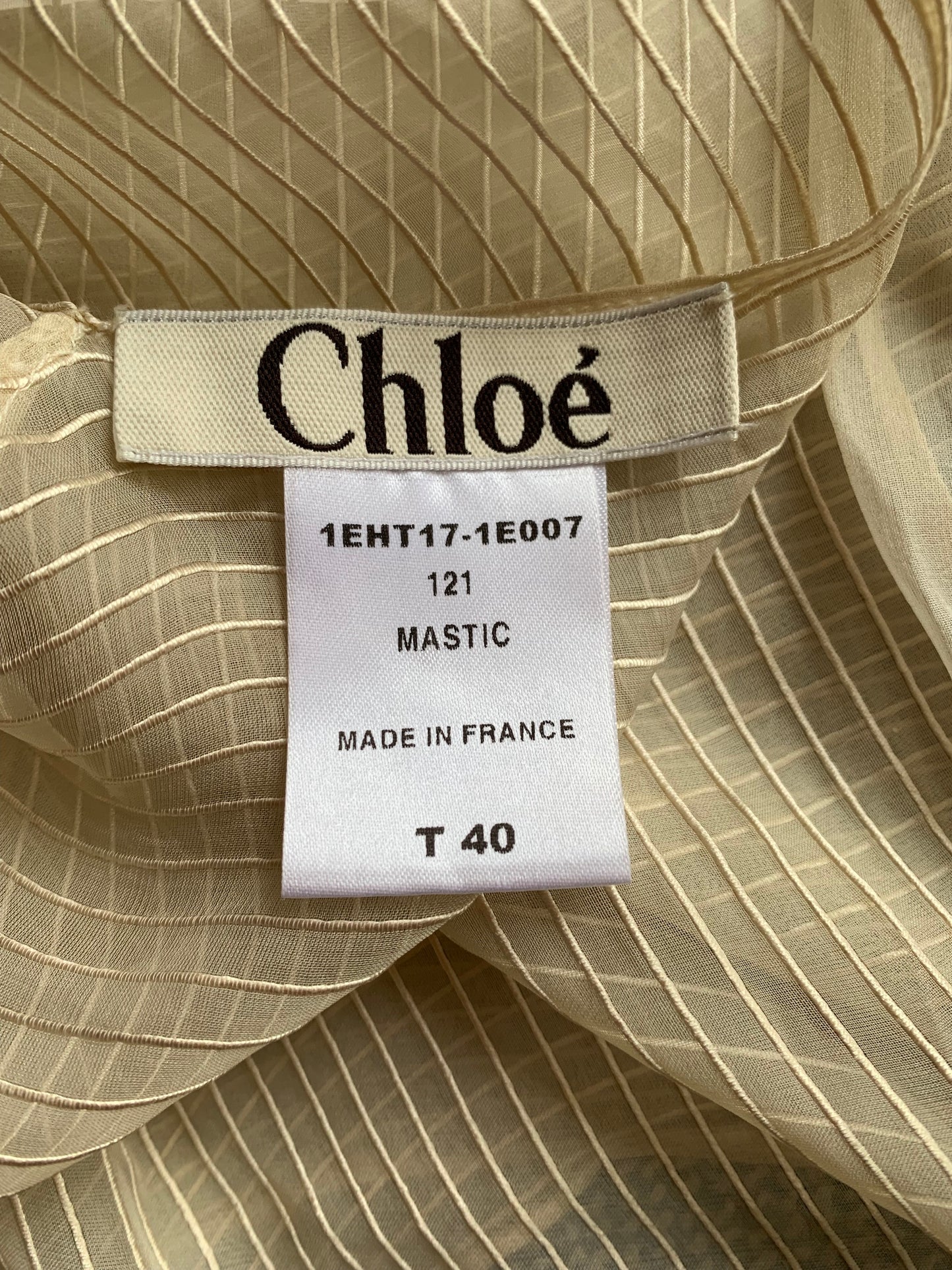 Vintage Chloé S/S 2001 Silk Top