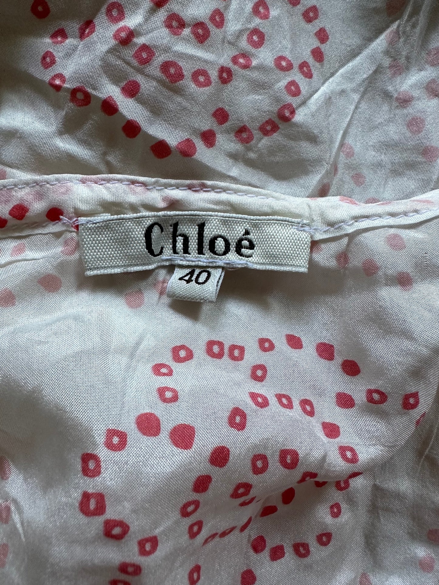 Vintage Chloe Silk Summer Dress