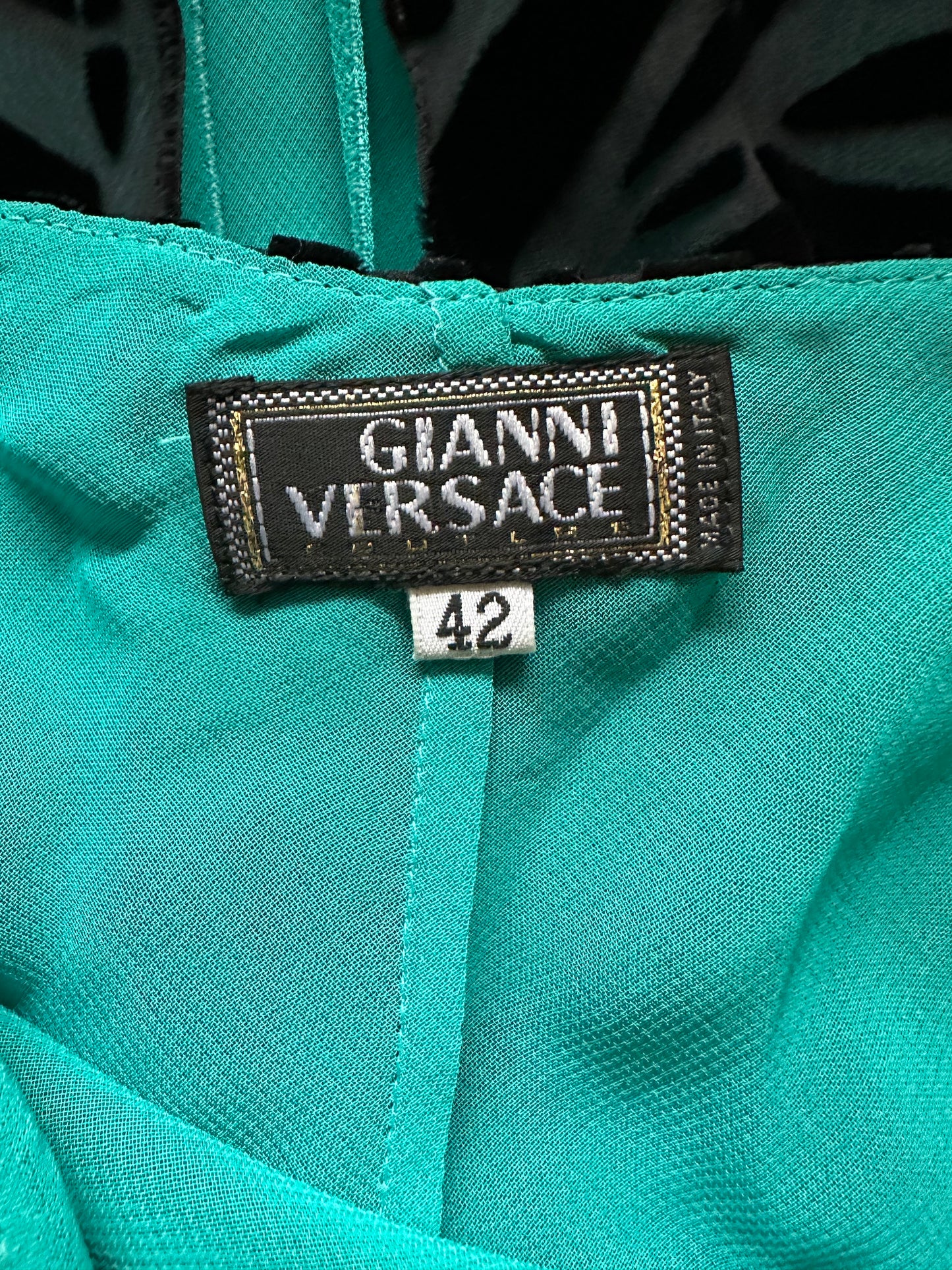 Vintage Gianni Versace F/W 1999 Velvet Skirt