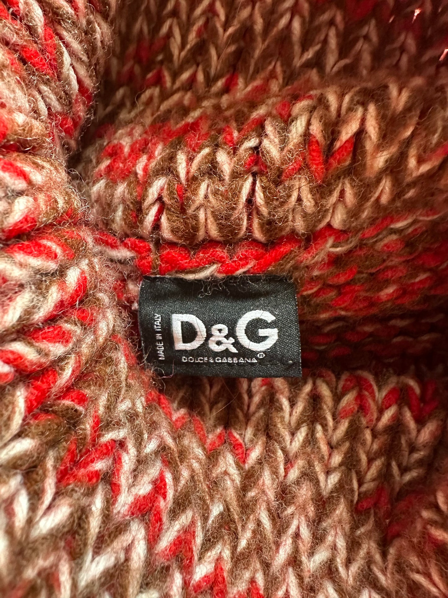 Vintage D&G Cropped Knitted Turtleneck